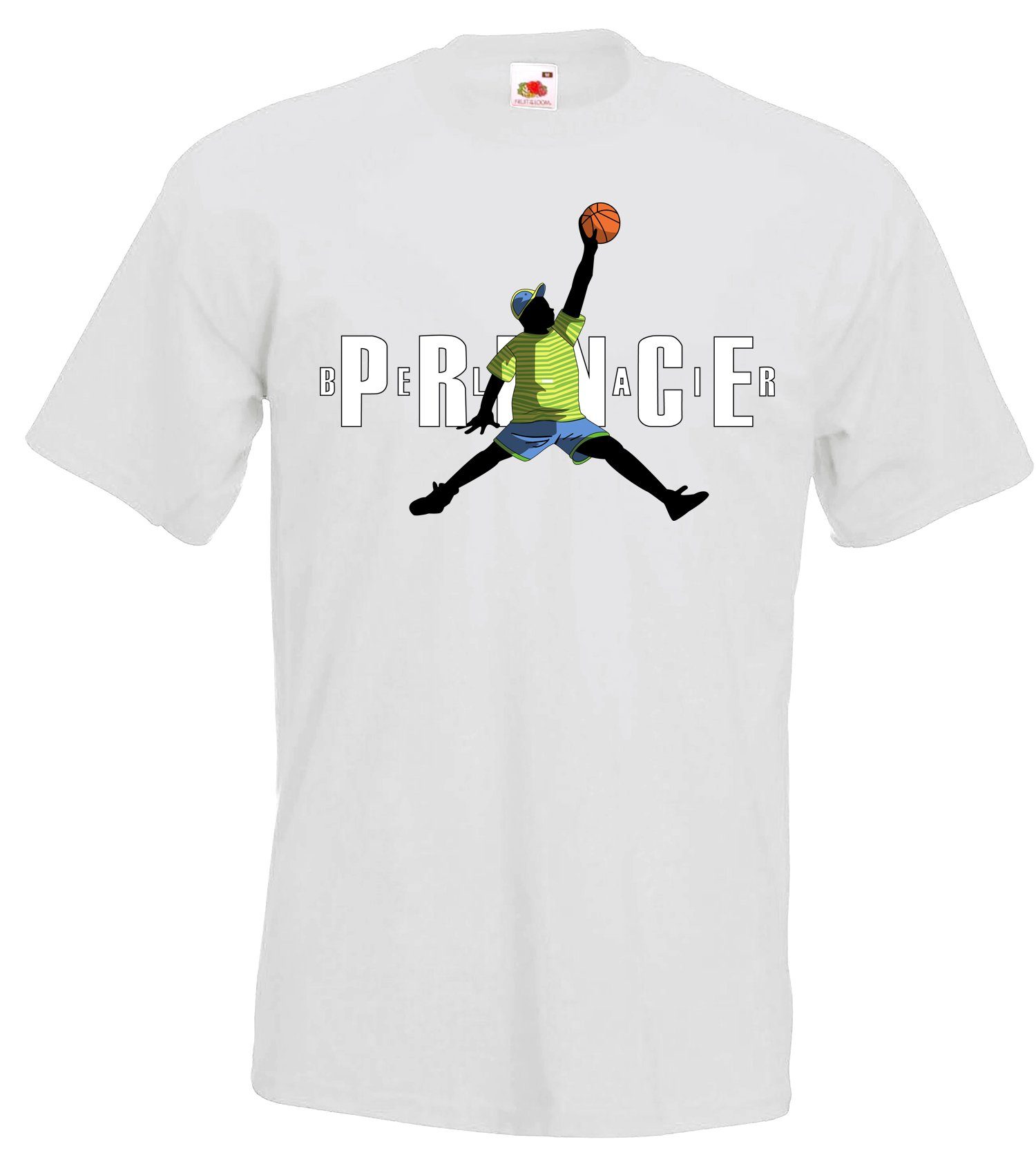 Youth Designz T-Shirt Fresh Prince Herren T-Shirt mit trendigem Frontprint Weiß