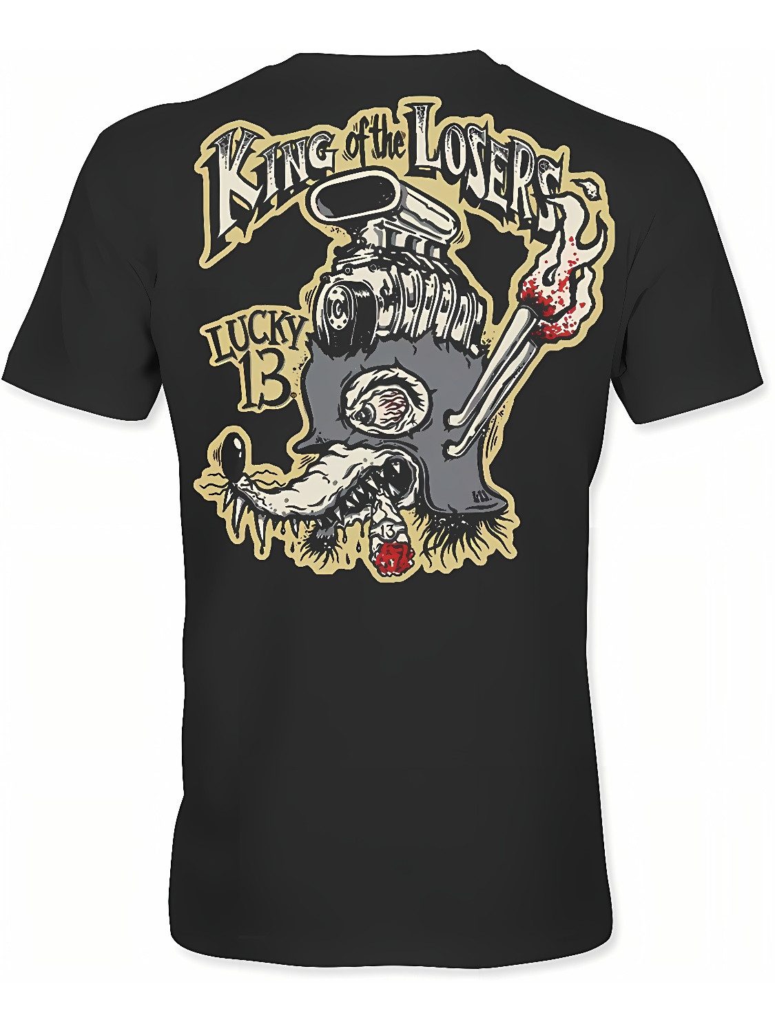Lucky 13 T-Shirt King Of Losers Tee