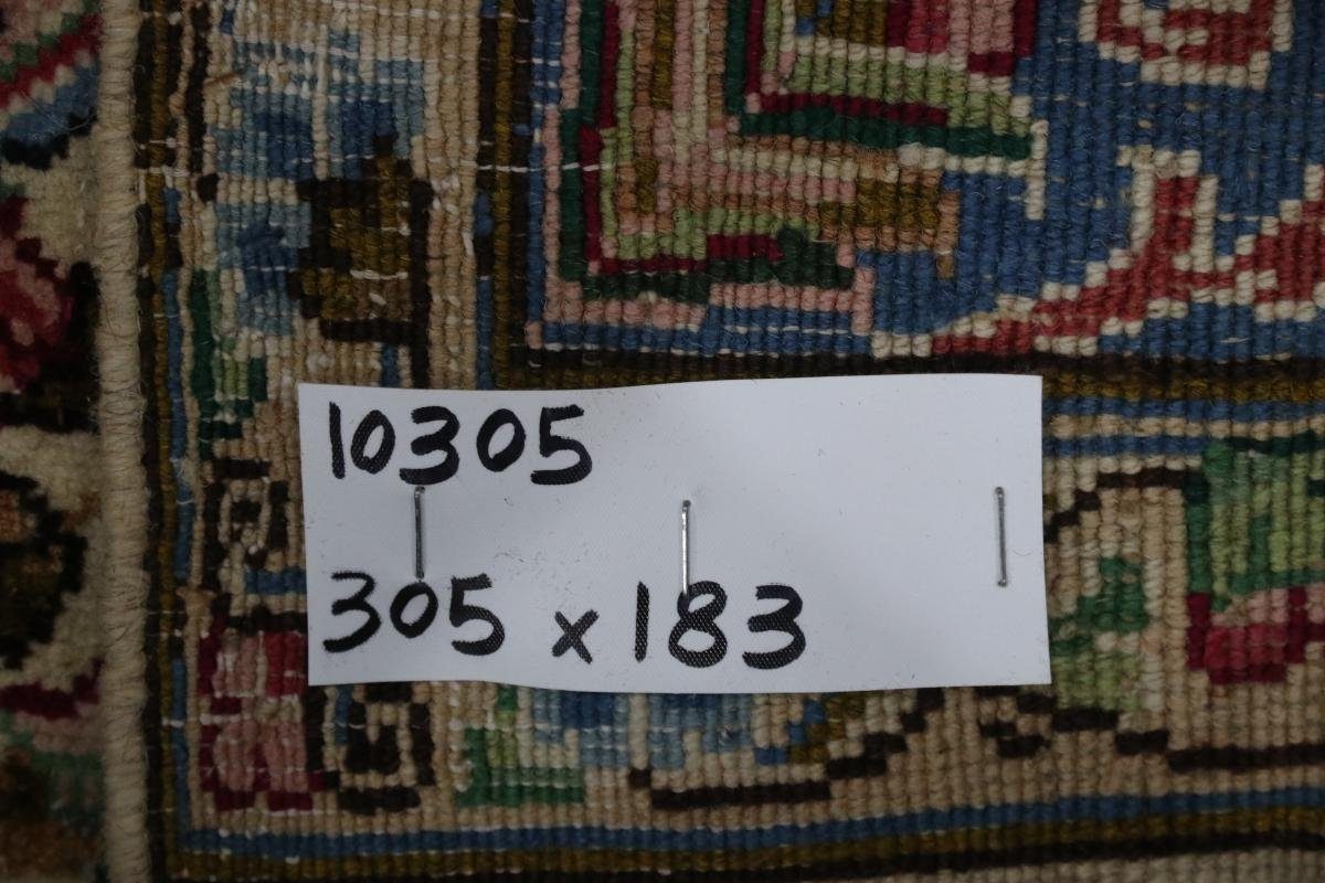 Höhe: mm rechteckig, Trading, 182x306 12 Perserteppich, / Orientteppich Orientteppich Handgeknüpfter Nain Kerman