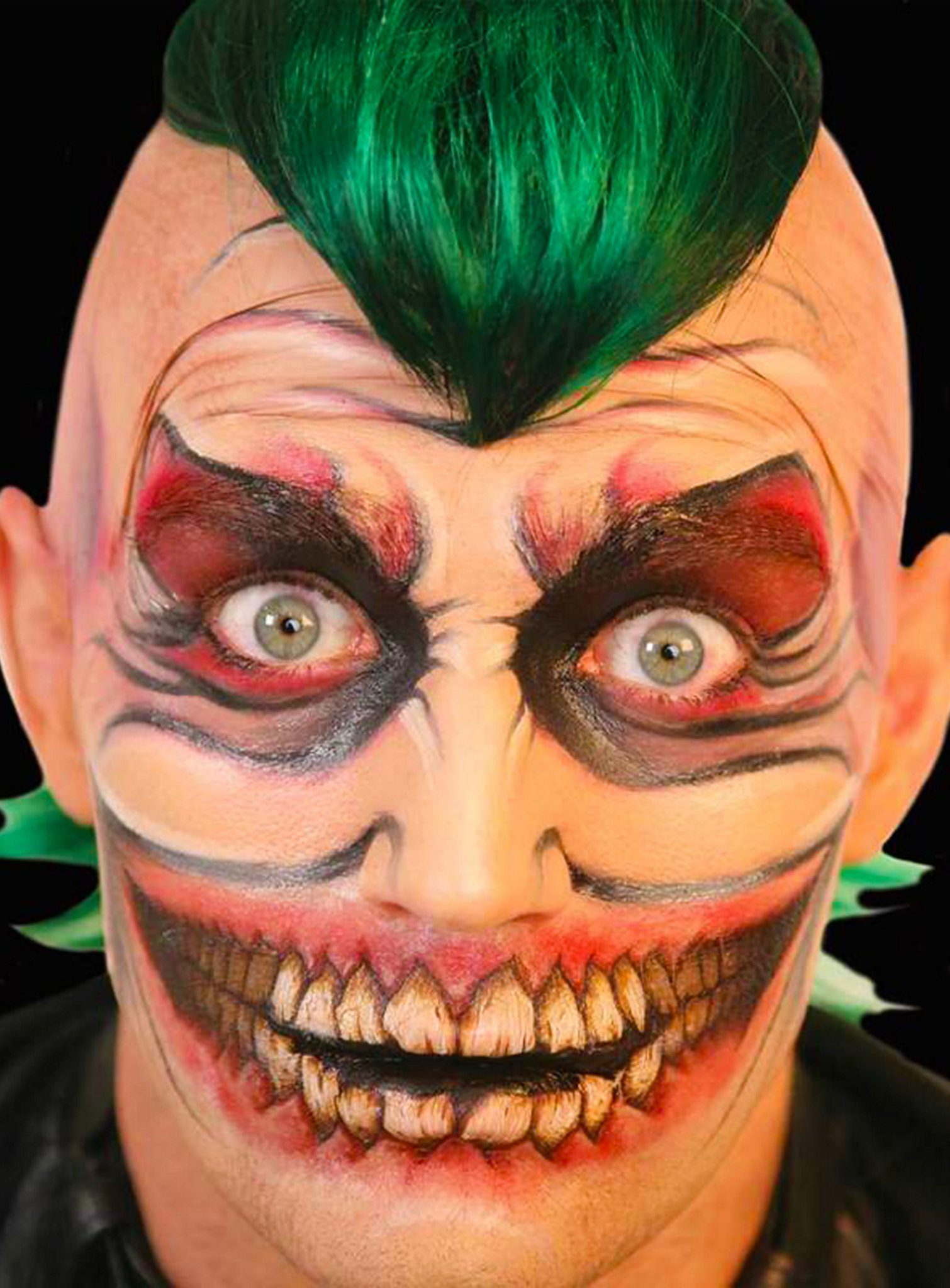 Tinsley Theaterschminke Albtraum Klebe-Tattoo - Fasching Halloween Karneva, Temporäres Tattoo in beeindruckend realistischer Hollywood-Qualität