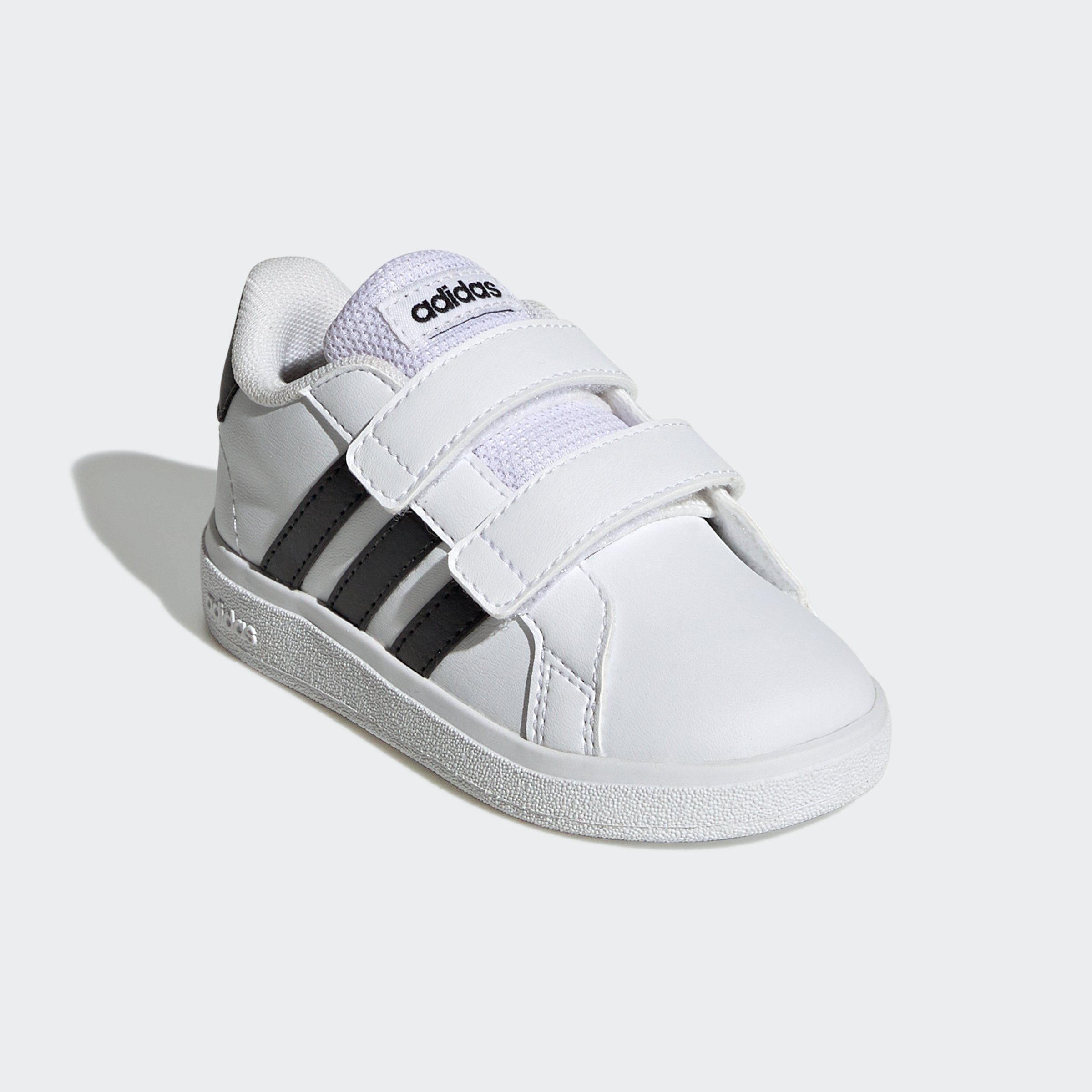 adidas Sportswear GRAND COURT LIFESTYLE HOOK AND LOOP Кроссовки für Kinder, Design auf den Spuren des adidas Superstar