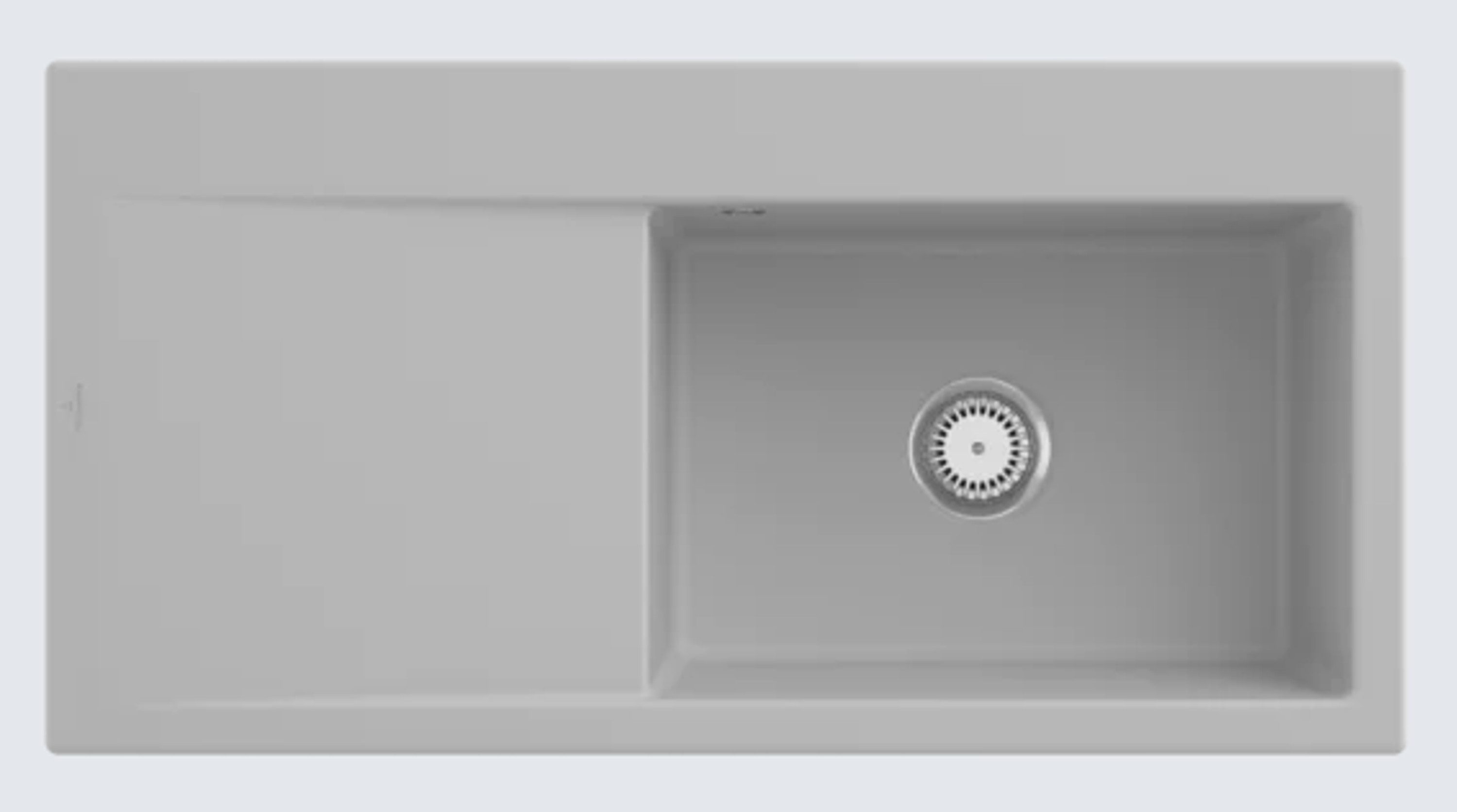 Villeroy & Boch Küchenspüle 3361 01 SM, Rechteckig, 100/22 cm, Becken rechts