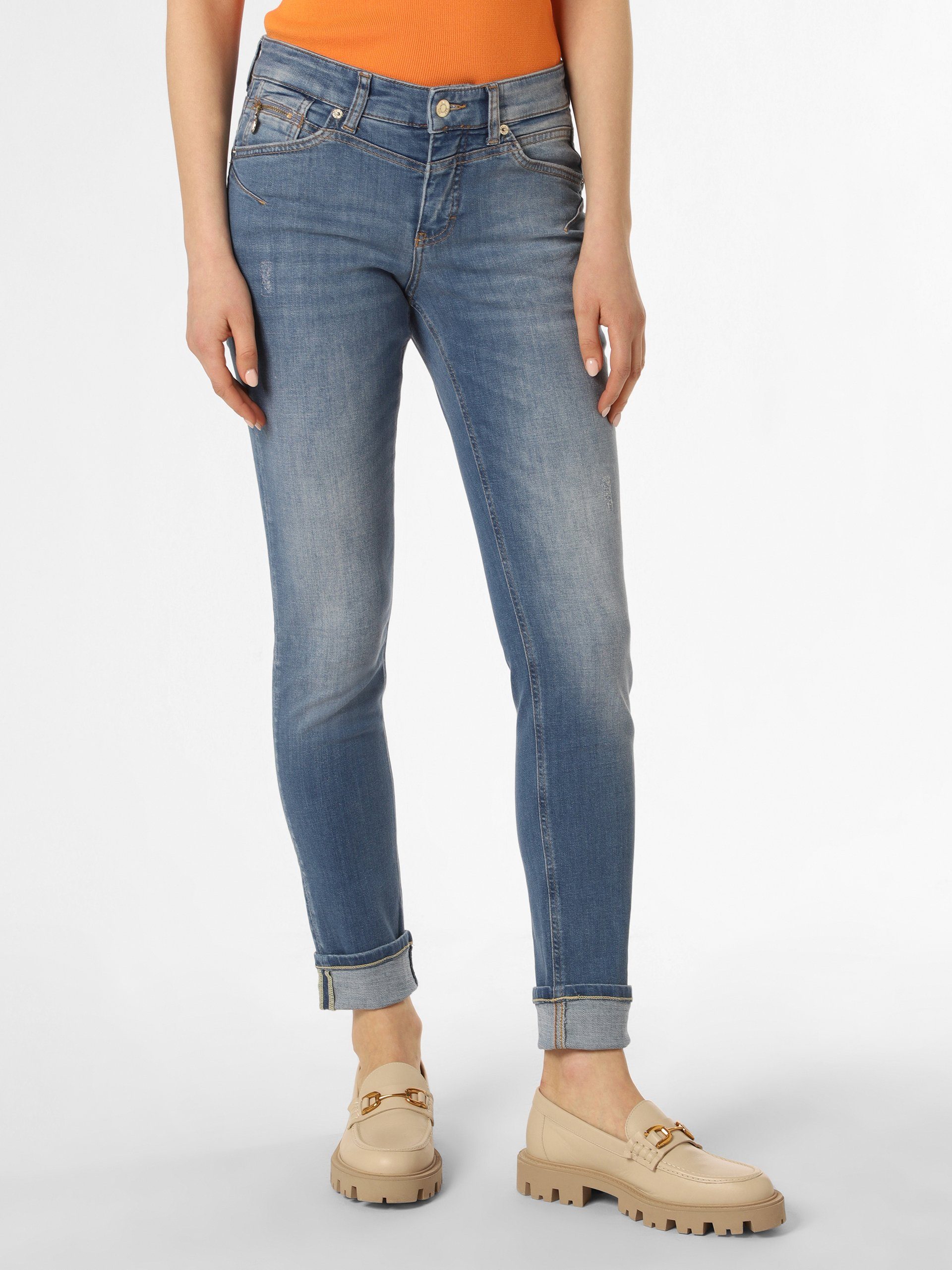 MAC Jeans Slim fit jeans - dark used/antraciet