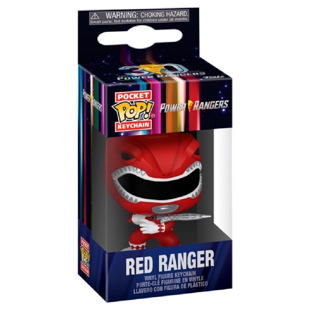Schlüsselanhänger Power Rangers 30th Anniversary Red Ranger - Pocket POP - Keychain