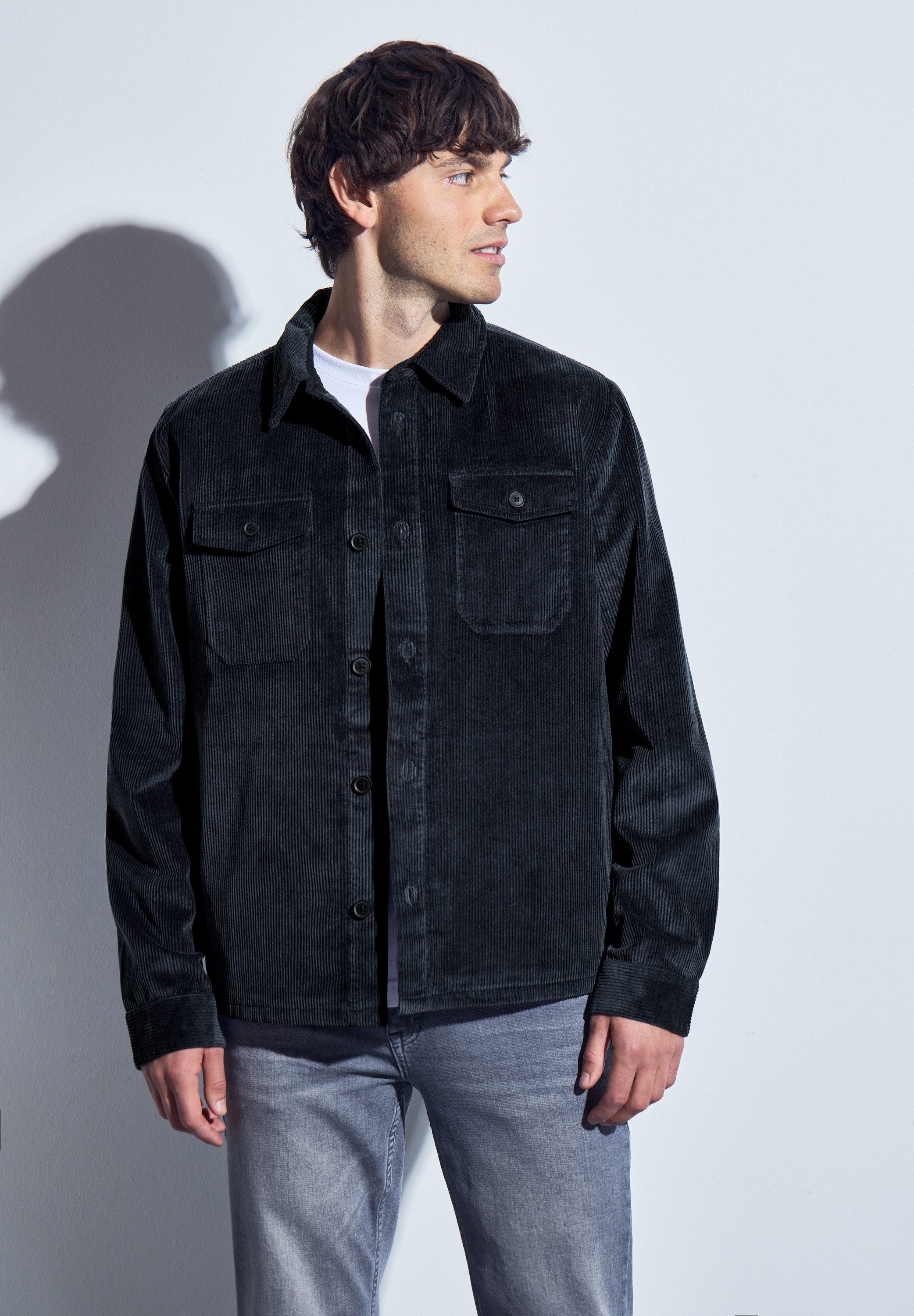 STREET ONE MEN Outdoorjacke aus reiner günstig online kaufen