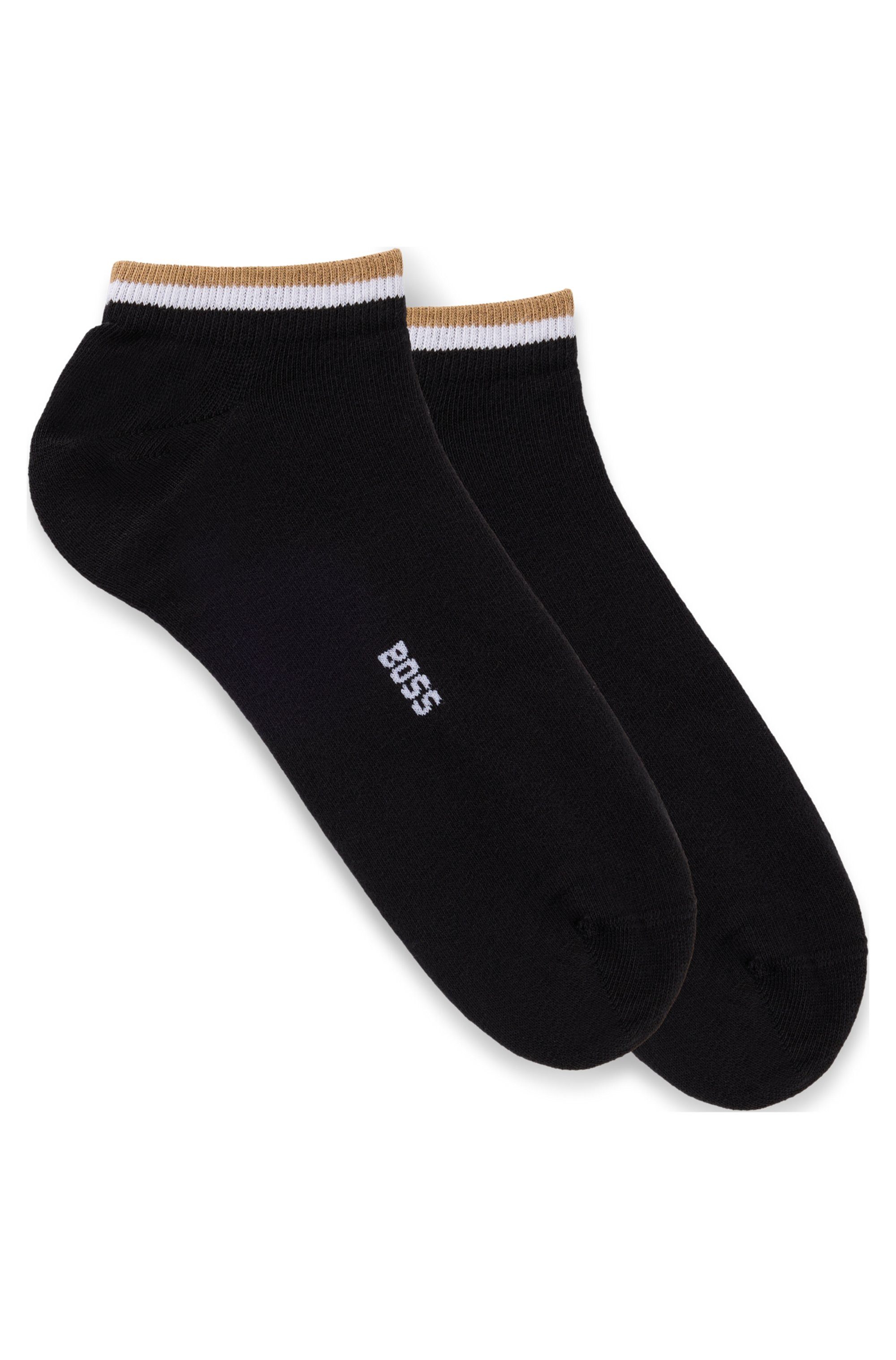 BOSS Sneakersocken 2P AS Uni stripe CC (Packung, 2er) mit geringeltem Absch günstig online kaufen