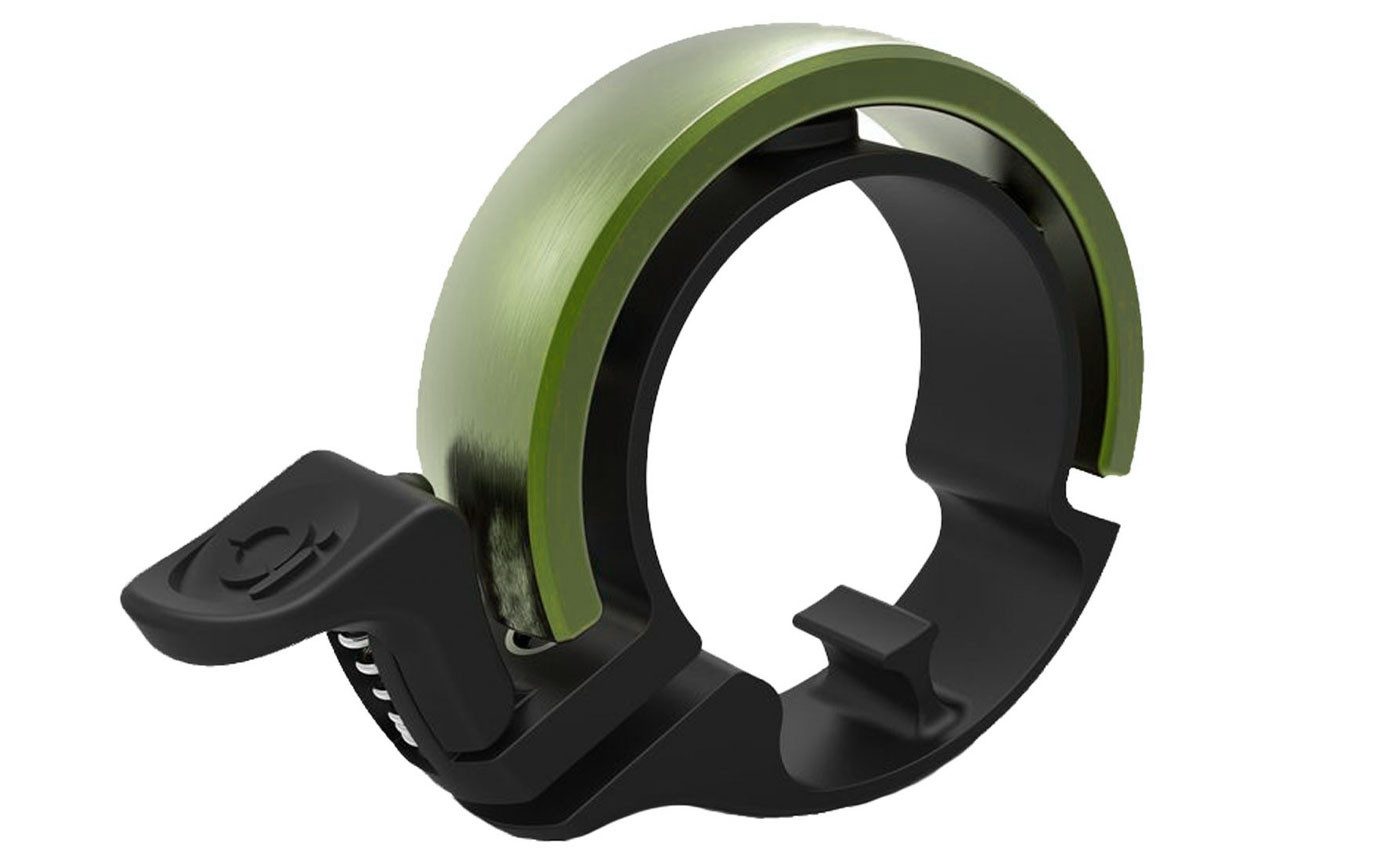 Knog Fahrradklingel Knog OI Classic Large, 23.8 - 31.8 mm, black/olive