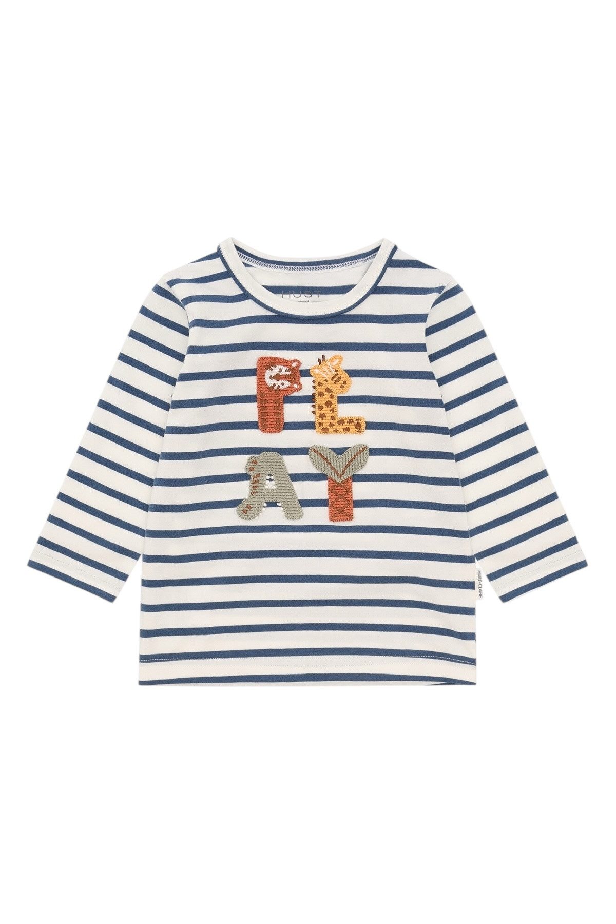 Hust & Claire Langarmshirt HCAugust Play (1-tlg) Baby Jungen Ringelshirt Baumwolle Stretch