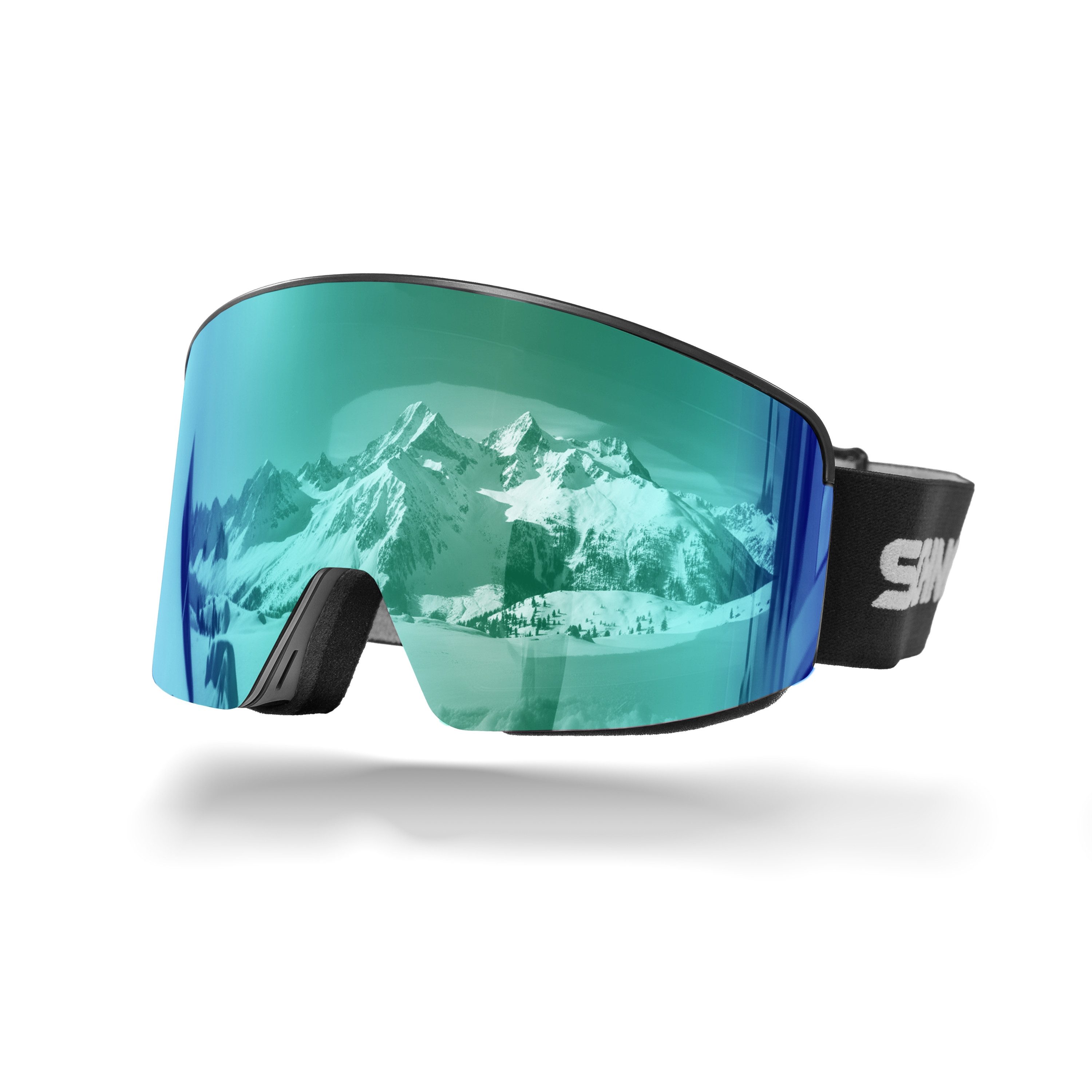 SCHNORR Sportbrille Skibrille mit magnetischer Glaswechselfunktion REVO Blau S3, Anti-Fo, (1-St), Full REVO-Beschichtung Blau (S3)
