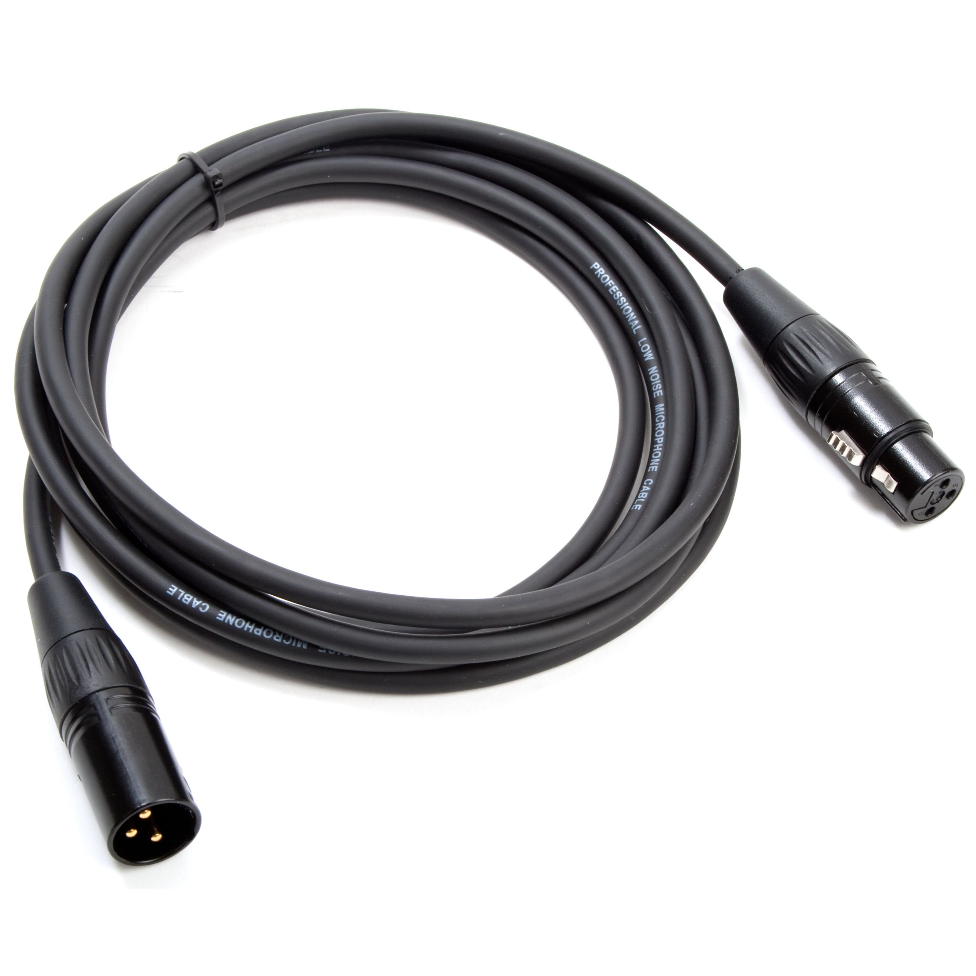MUSIC STORE Audio-Kabel, Mikrofonkabel, XLR Kabel, professionell