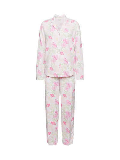Esprit Pyjama »Floral gemusterter Pyjama, LENZING™ ECOVERO™«