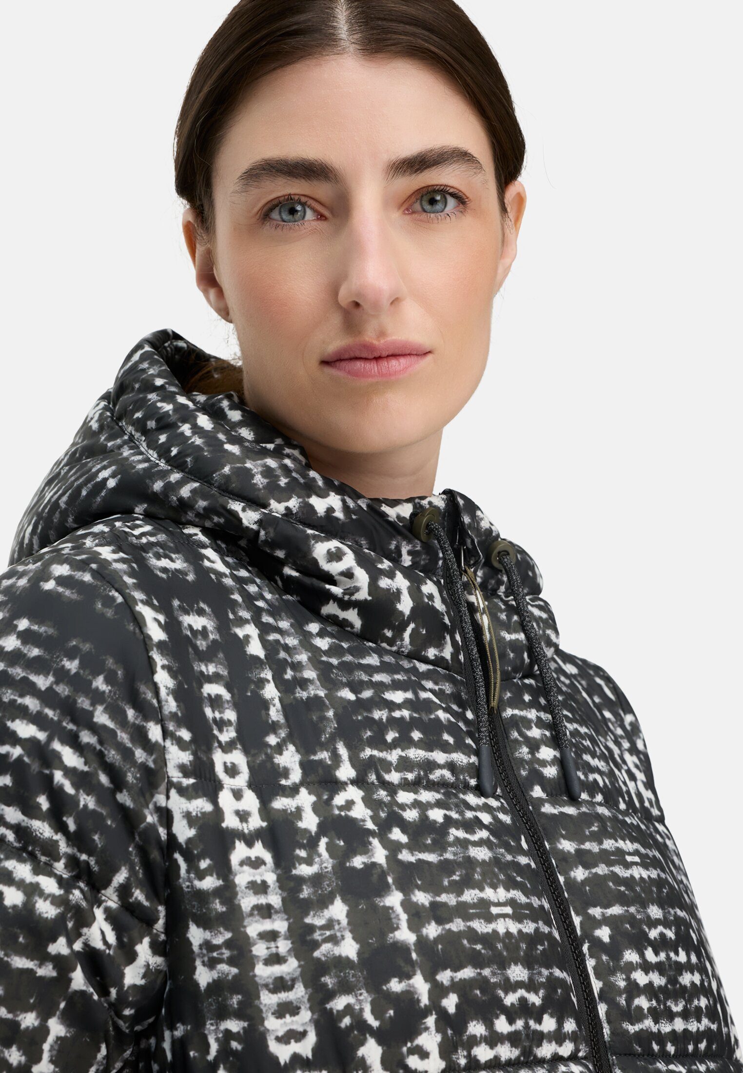 camel active Winterjacke mit verstellbarer Kapuze Langarm