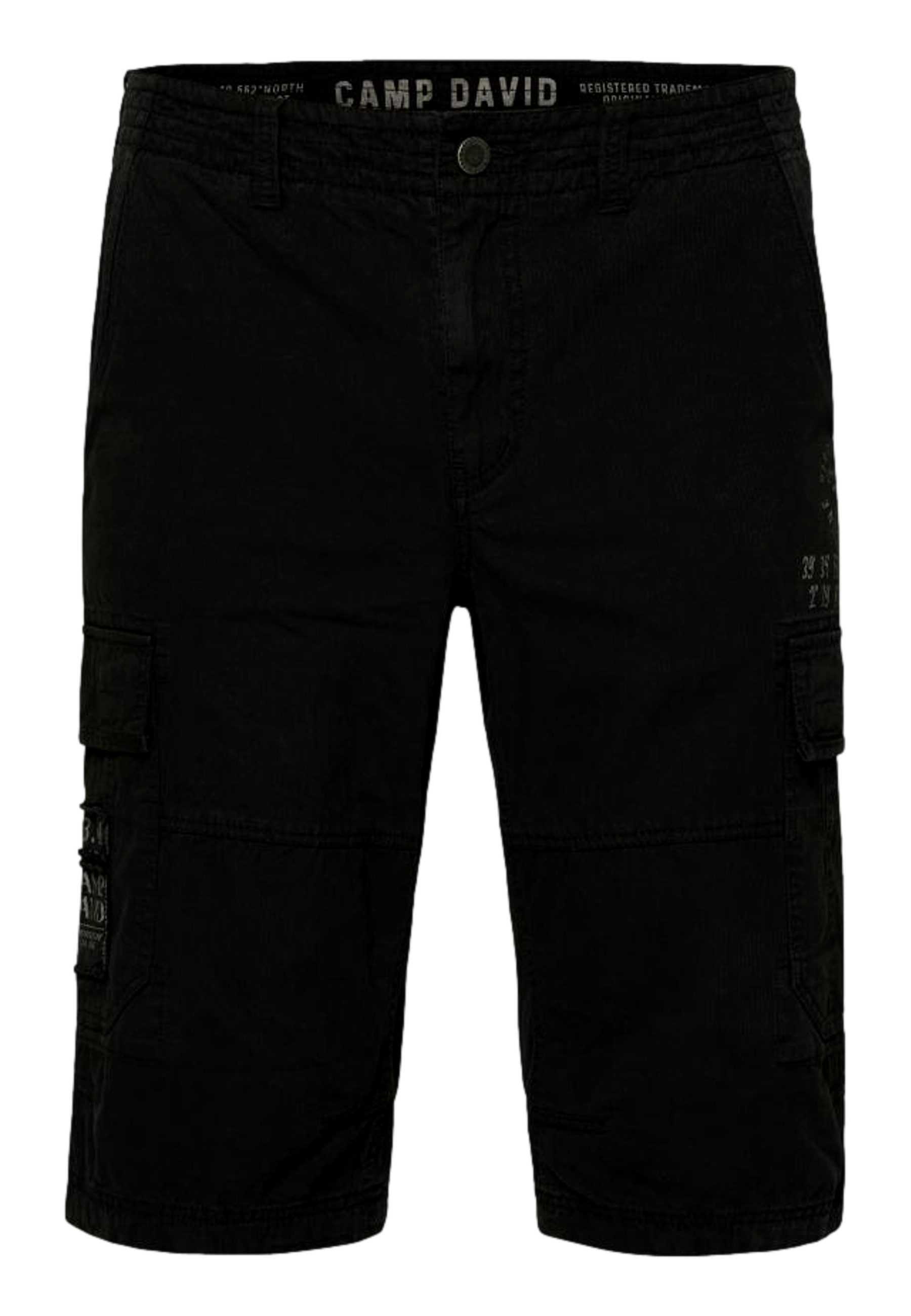 CAMP DAVID Cargoshorts Cargoshorts kurze Hose mit vielen Taschen (1-tlg)