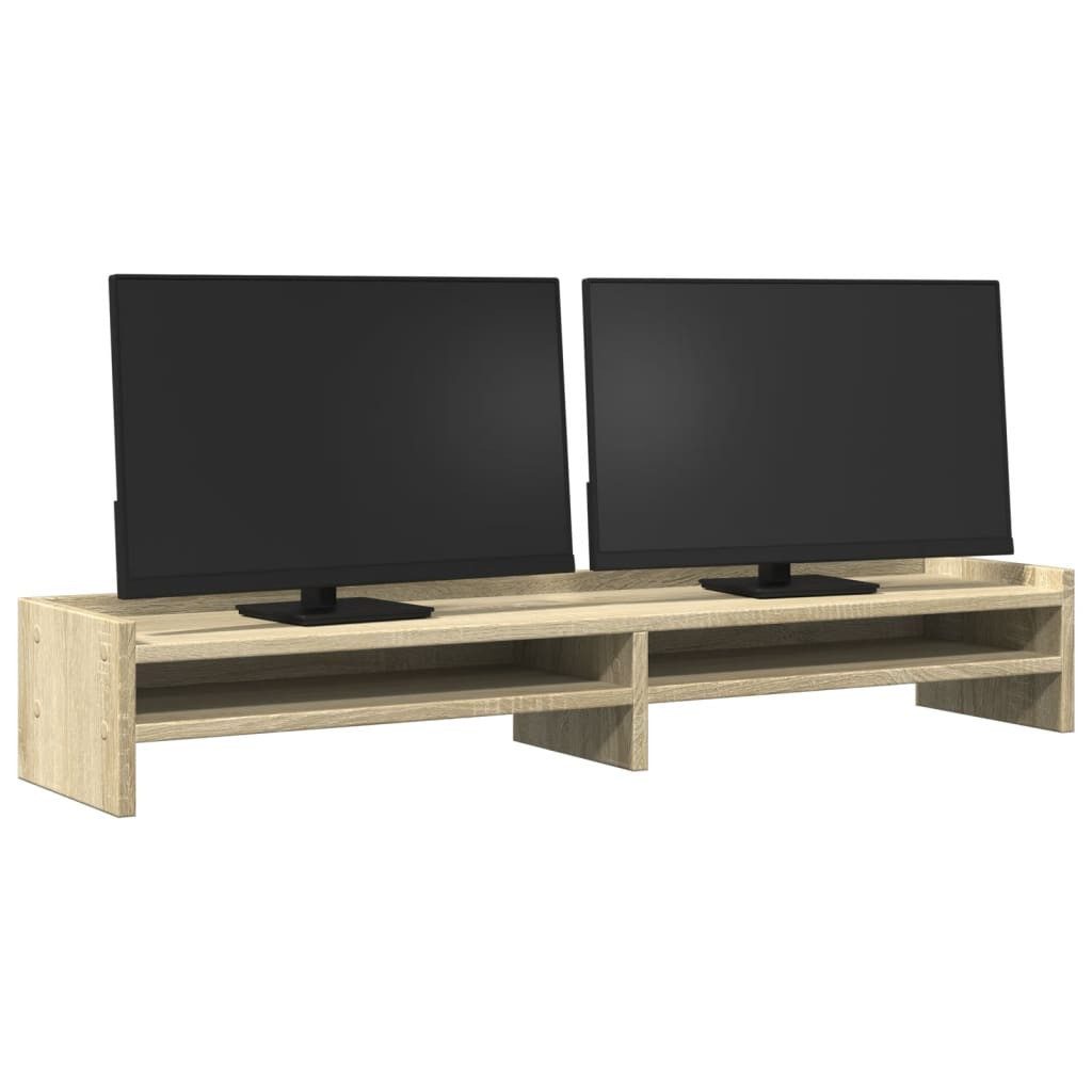 vidaXL Computertisch Monitorständer Sonoma-Eiche 100x24x16 cm günstig online kaufen