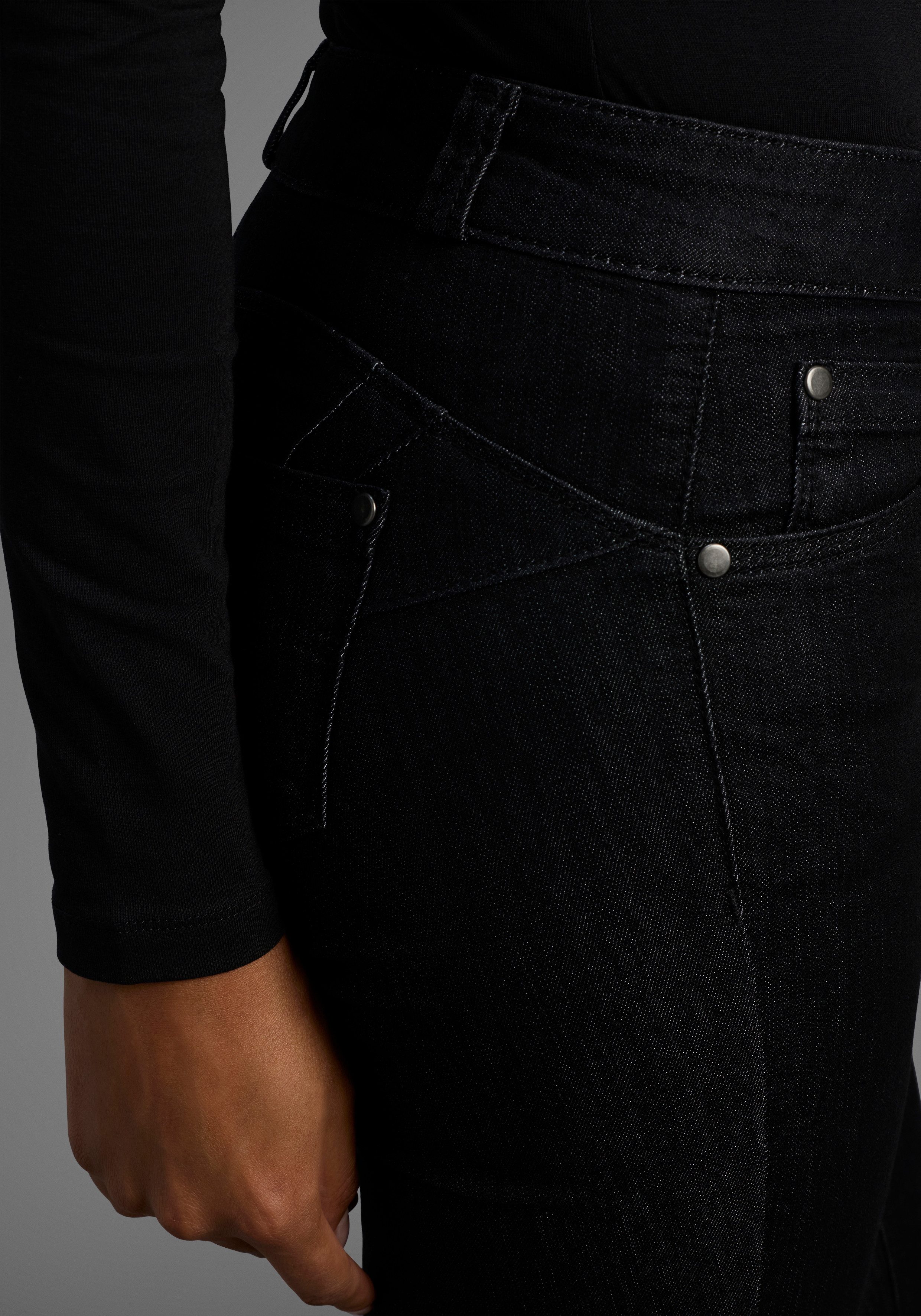 Arizona Skinny-fit-Jeans Shaping skinny Passform, normale Leibhöhe, in Stretch-Qualität, Used-Look