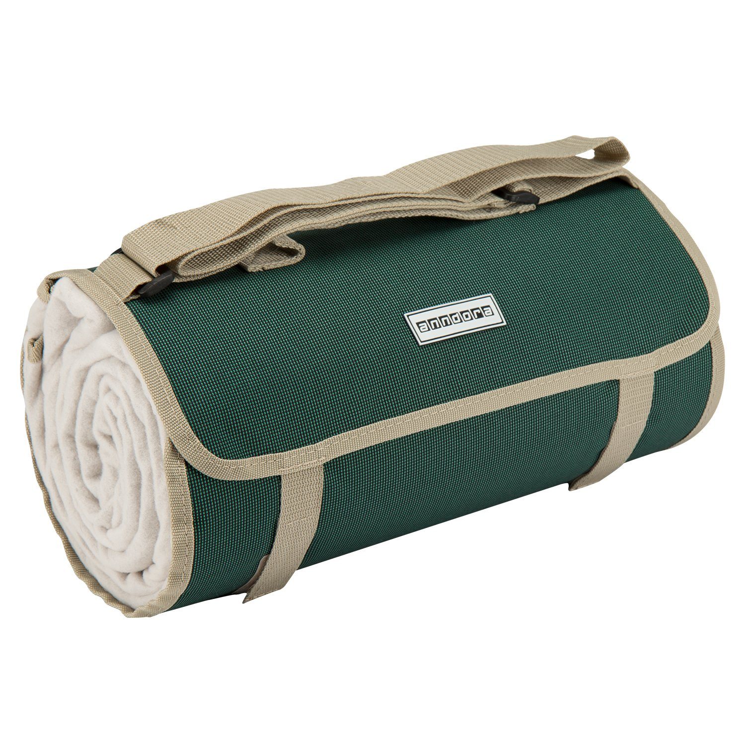 Picknickdecke Stranddecke 150x200 cm Unterseite beschichtet, anndora, wasserabweisende Unterseite - schnell zusammengerollt