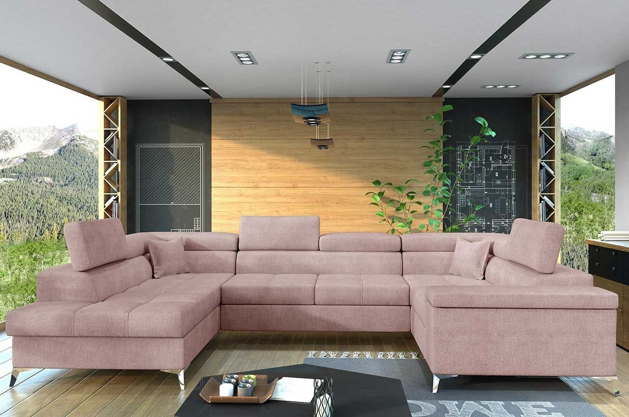 MF Design Wohnlandschaft Tiya, mit Bettfunktion