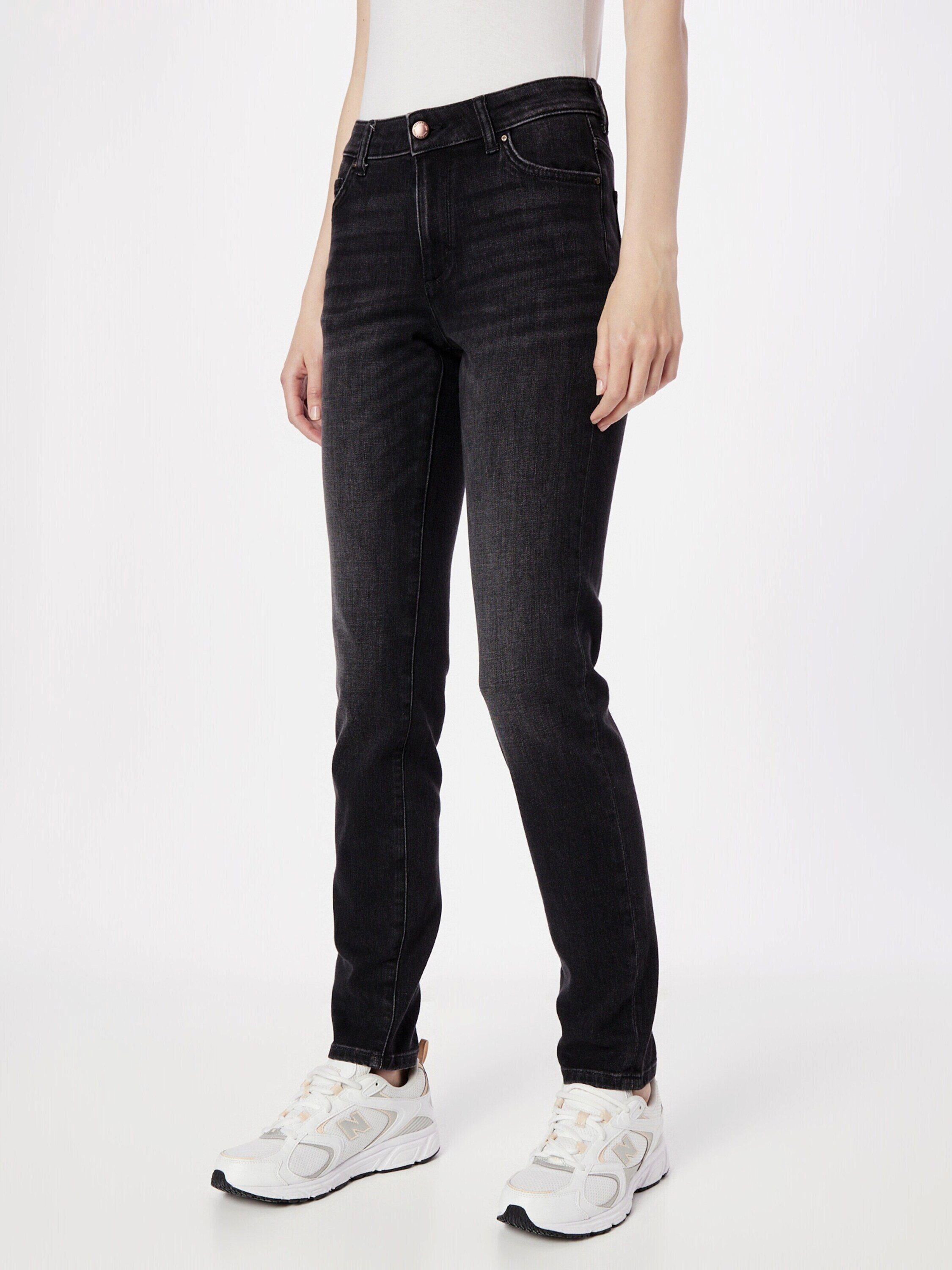 Plain/ohne Crosby Details Skinny-fit-Jeans (1-tlg) MUSTANG