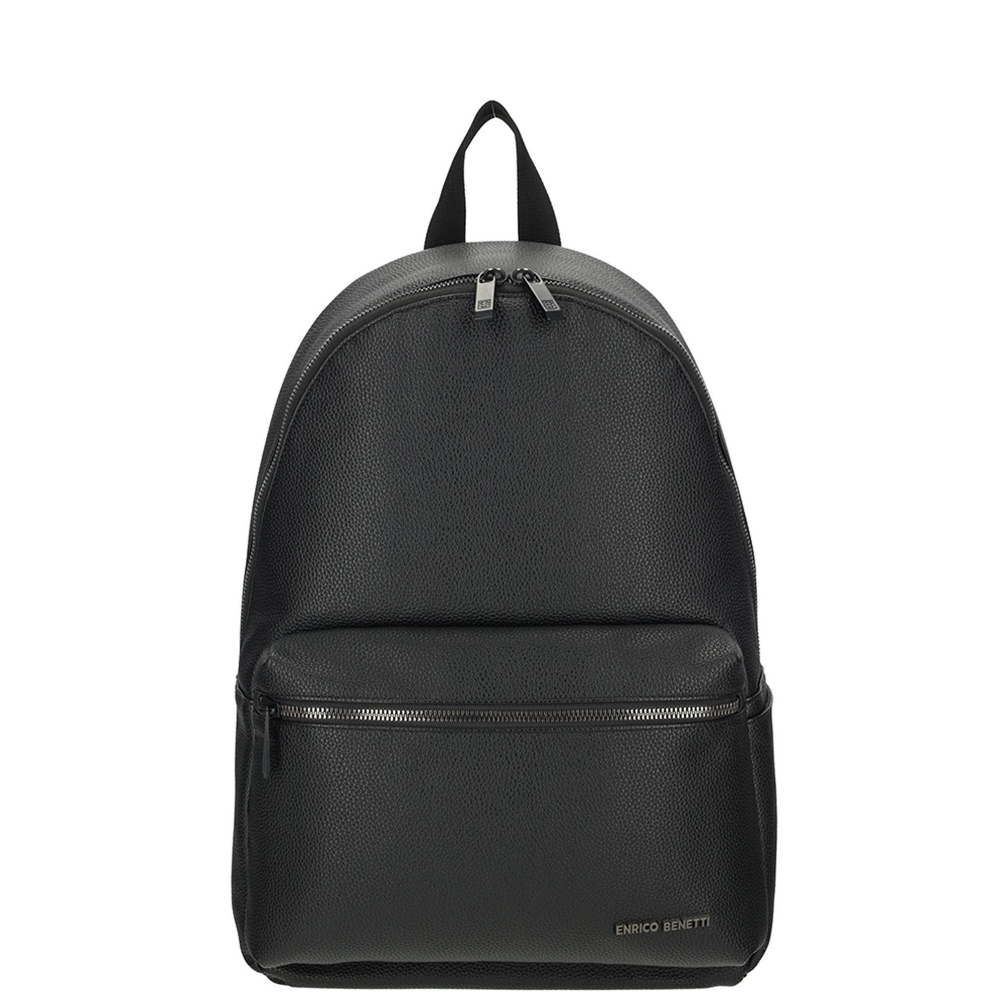 Enrico Benetti Cityrucksack Enrico Benetti Damenrucksack schwarz, PU