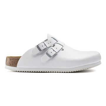 Birkenstock Clog Kay Superlauf, Naturleder, weiß Clog