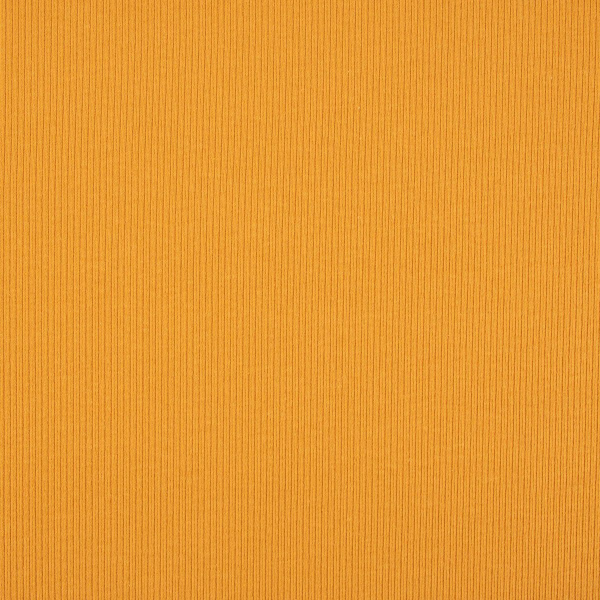 Thumbnail - SCHÖNER LEBEN. Stoff Jersey Rippjersey Feinstrick einfarbig ocker 1,45m Breite, allergikergeeignet