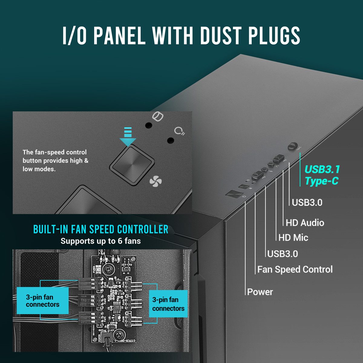 Antec PC-Gehäuse P10C PC Gehäuse Performance Midi Tower ATX