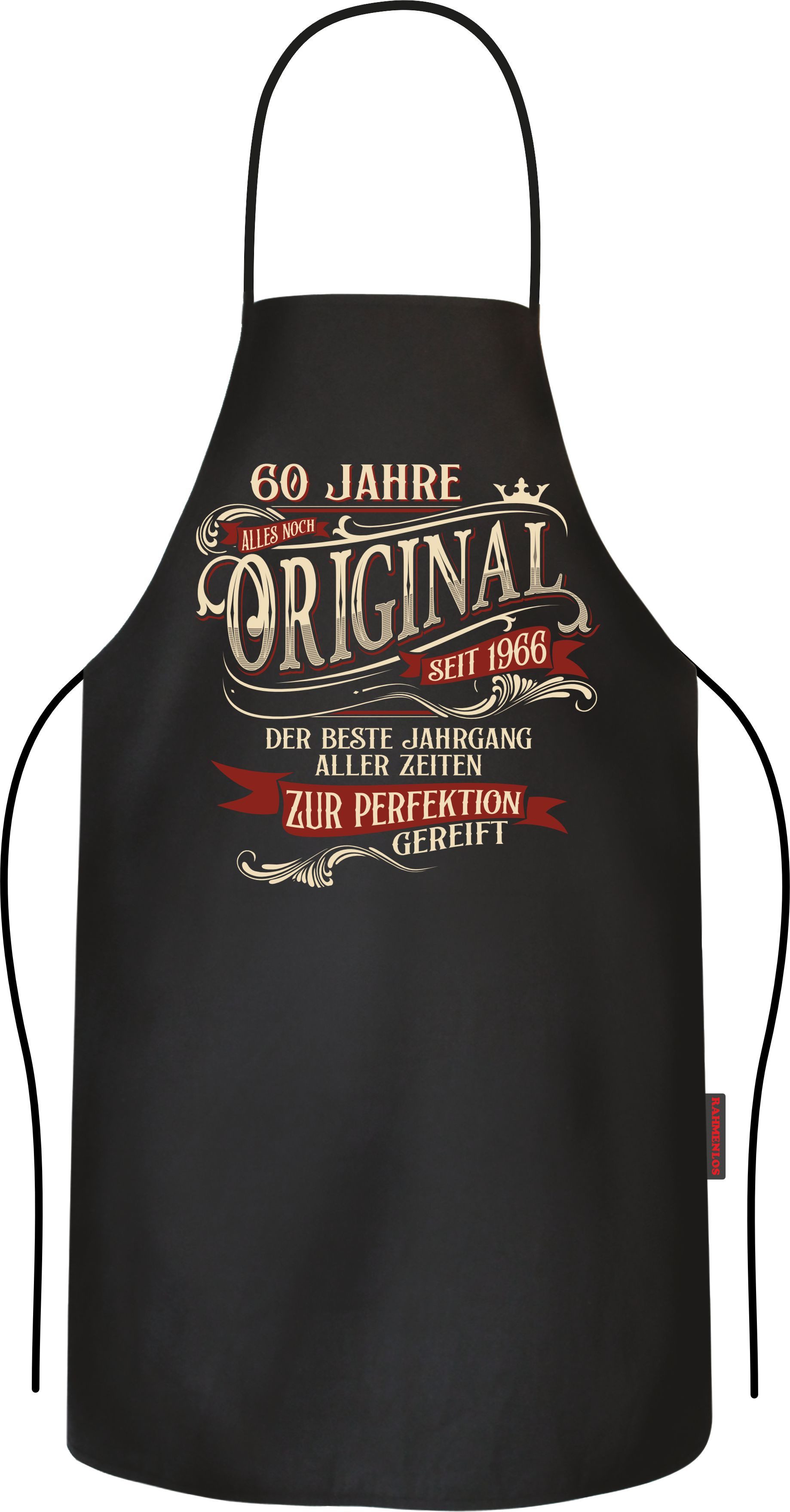 LOBO NEGRO® Grillschürze als Geschenk zum 60. Geburtstag - zur Perfektion gereift seit 1966