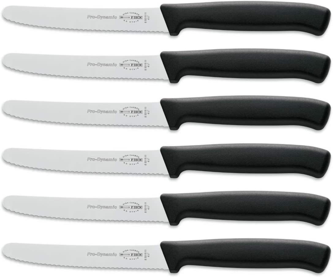 (6 F. Set Schneidbrett Messer Brett Messer-Set DICK mit Messer F. Gemüseschäler DICK