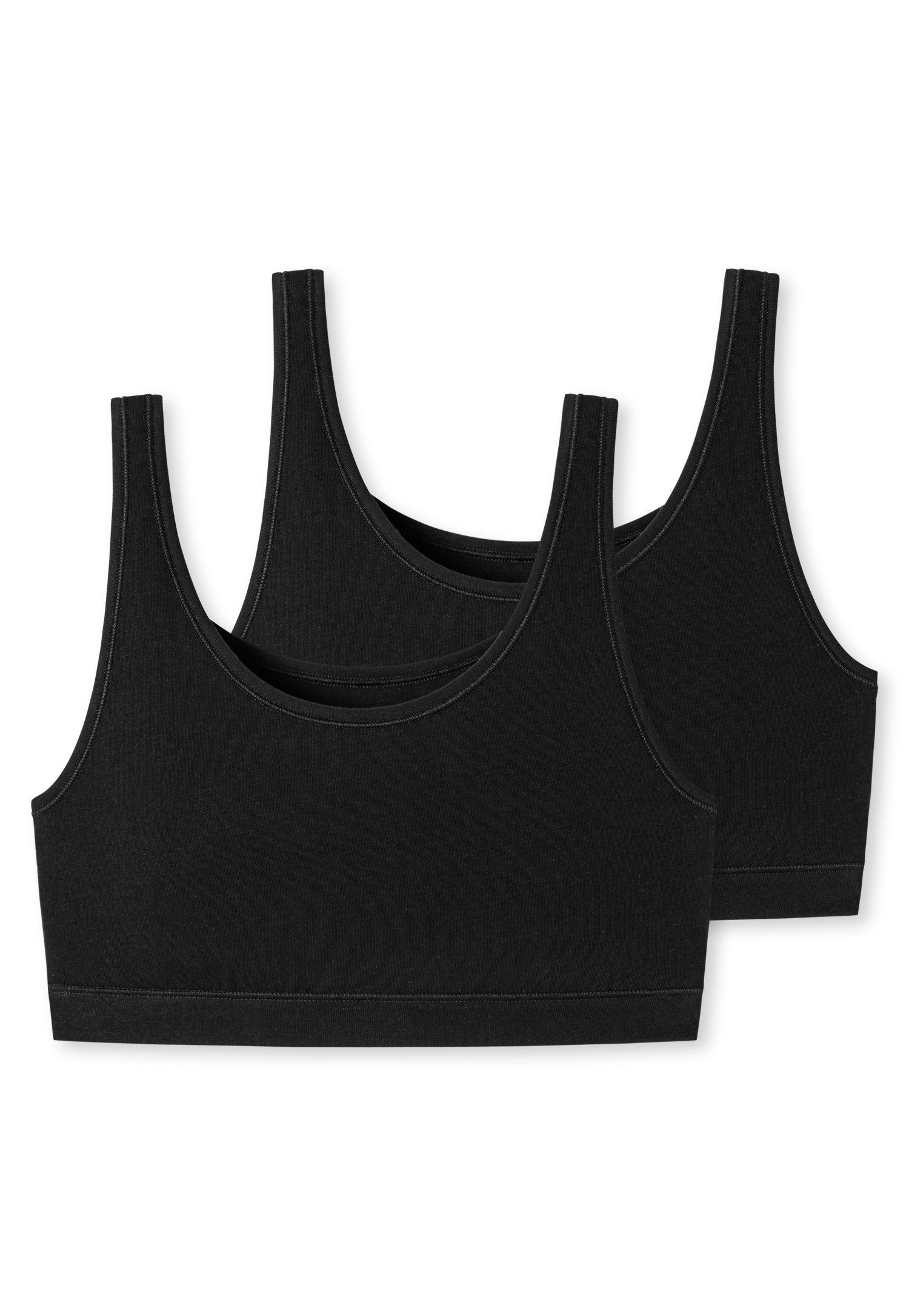 Schiesser Bustier 95/5 (2er-Pack) mit elastischem Unterbrustband