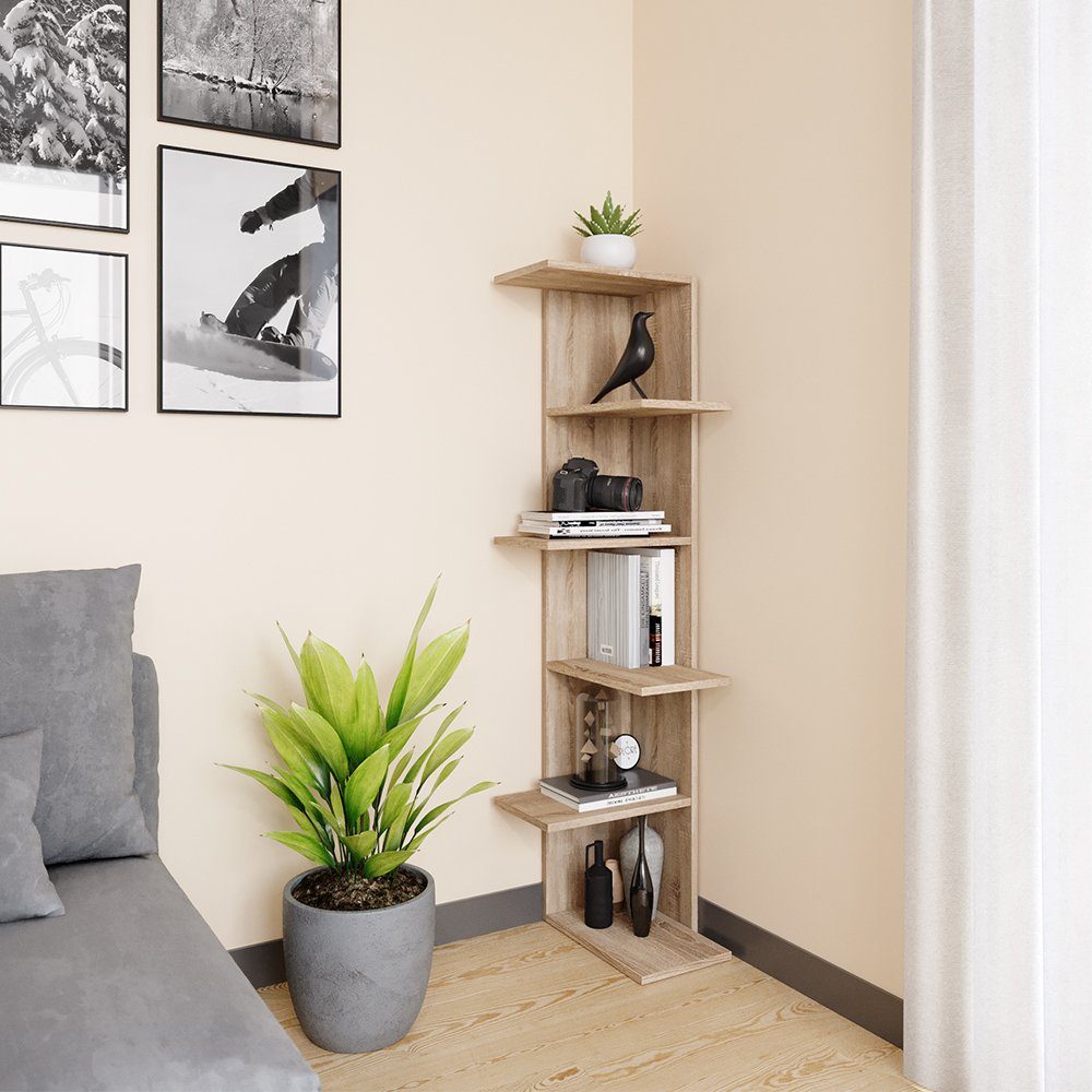 Vicco Eckregal Tera, Sonoma, 37 x 140.1 cm, 1-tlg.