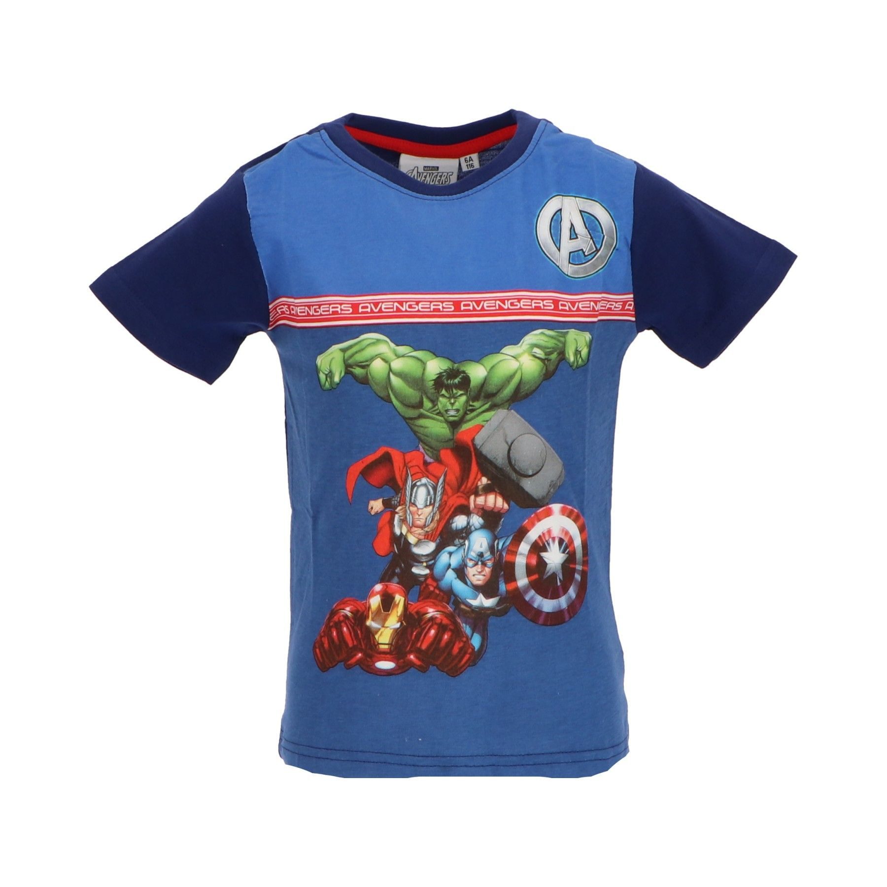 The AVENGERS T-Shirt Avengers Kinder T-Shirt aus Baumwolle mit Print kurzarm