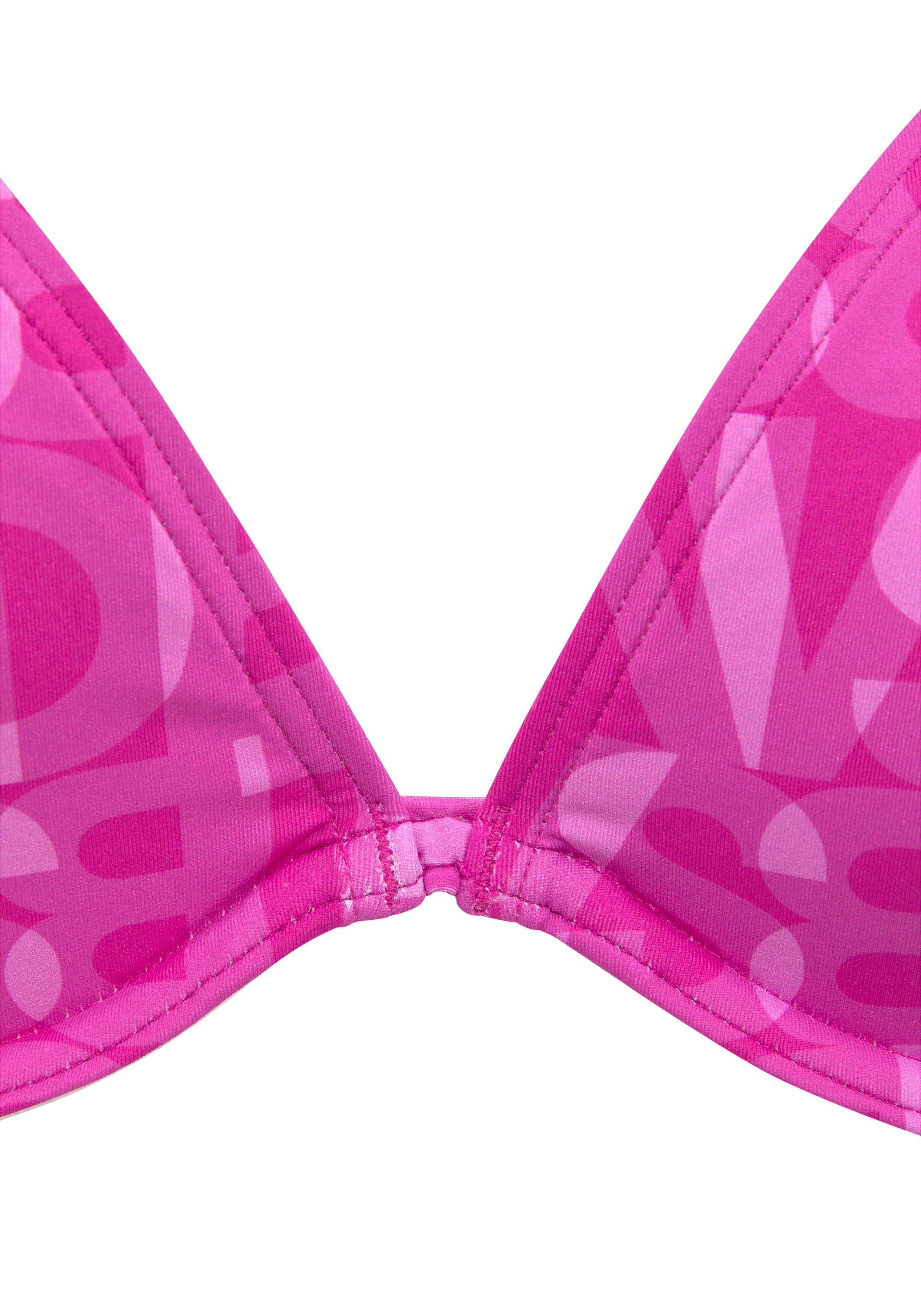 Elbsand Bügel-Bikini-Top Letra, mit tollem Wording
