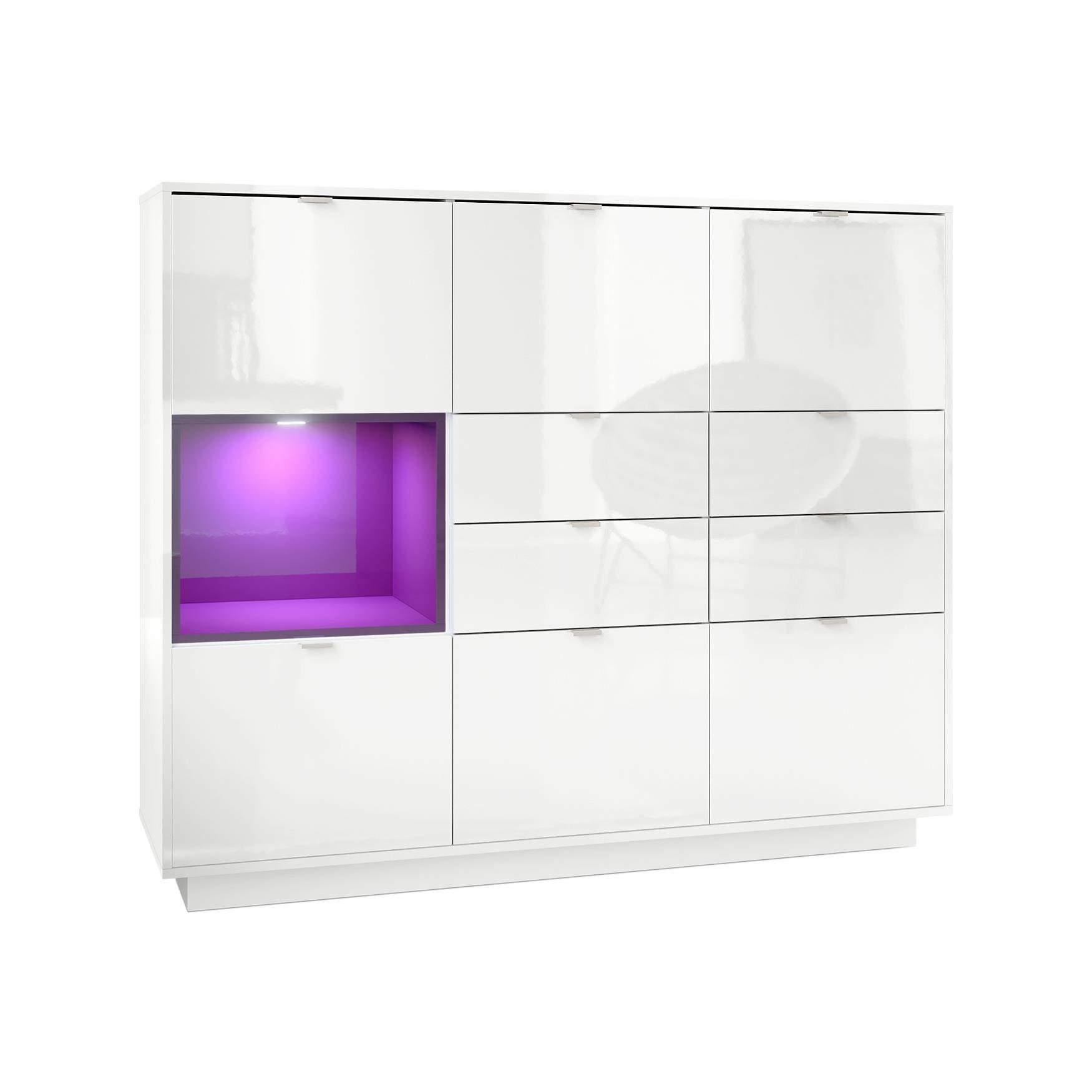Vladon Highboard Metro V2 (Highboard, mit günstig online kaufen