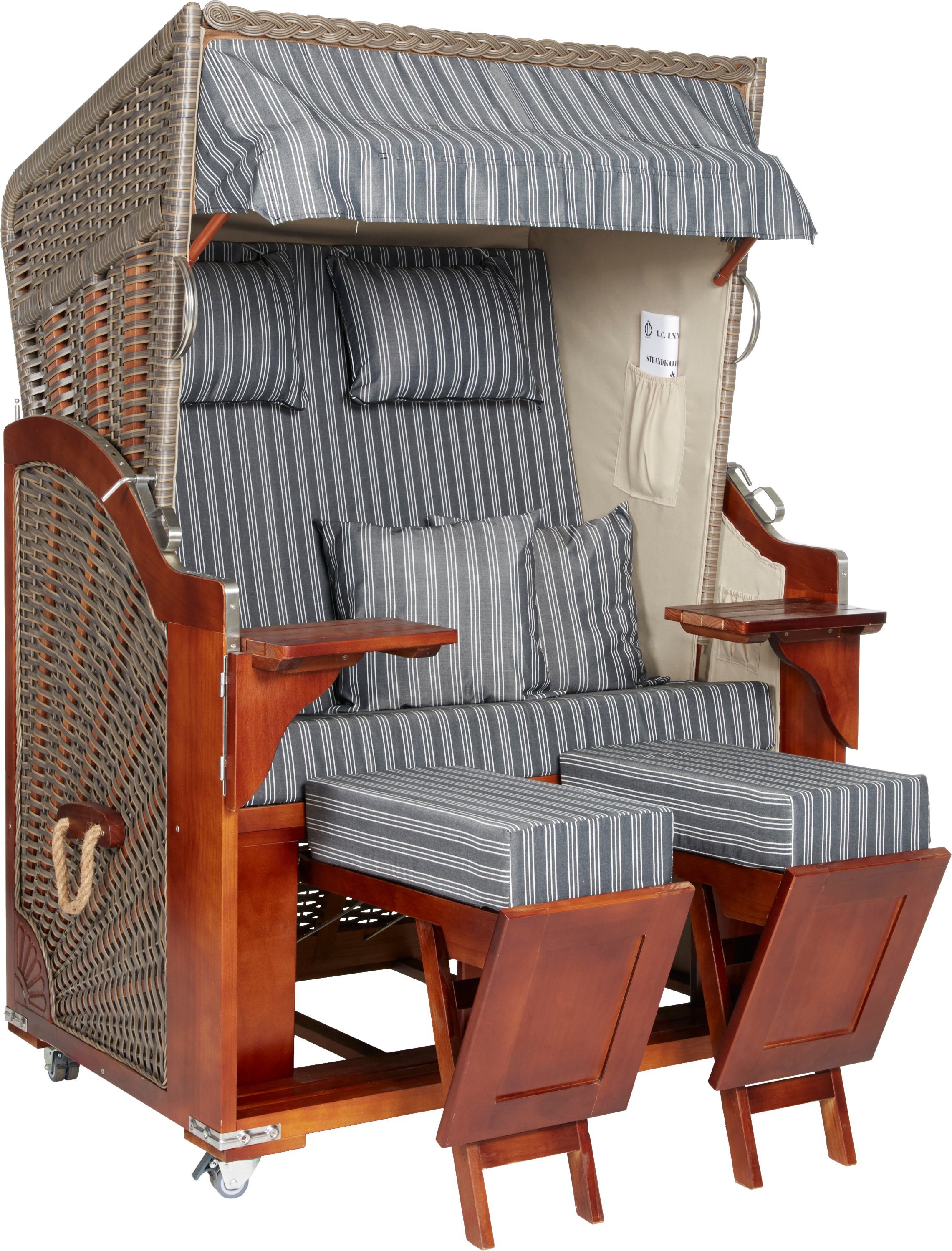 WebaVita Strandkorb Webavita Strandkorb Karibik 2-Sitzer, BxTxH: 123x90x170 günstig online kaufen