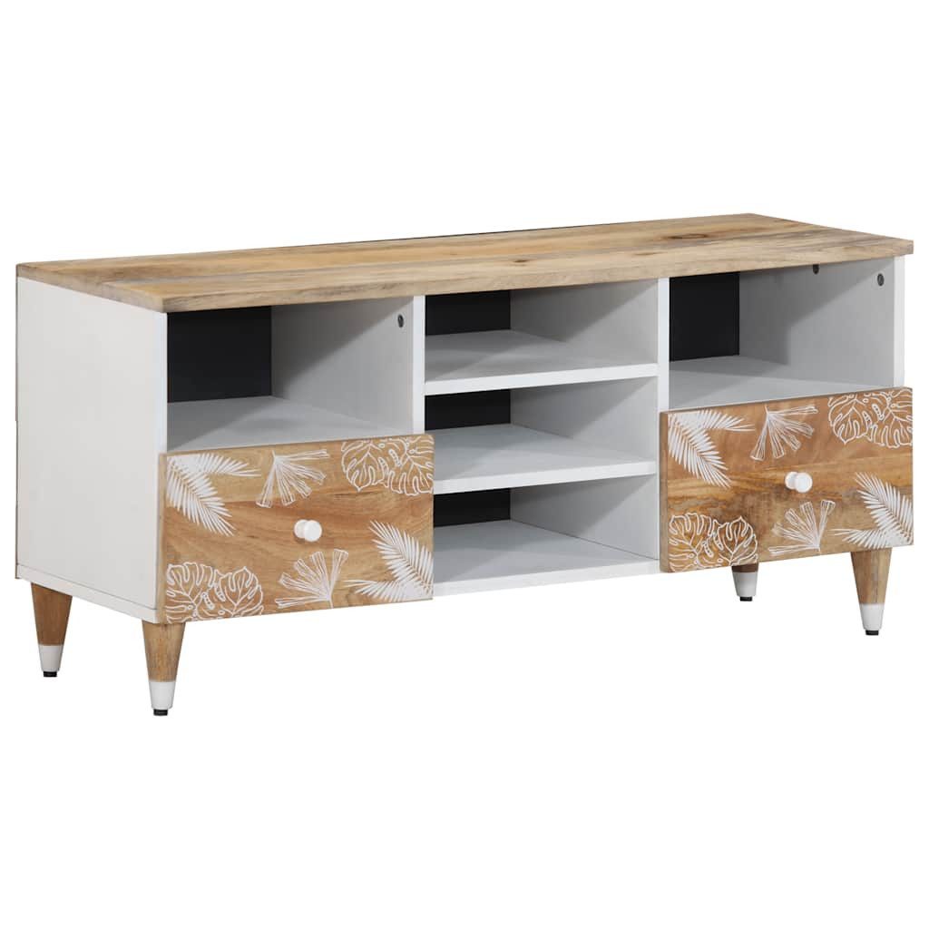 vidaXL TV-Schrank TV-Schrank 100x33,5x46 cm Massivholz günstig online kaufen