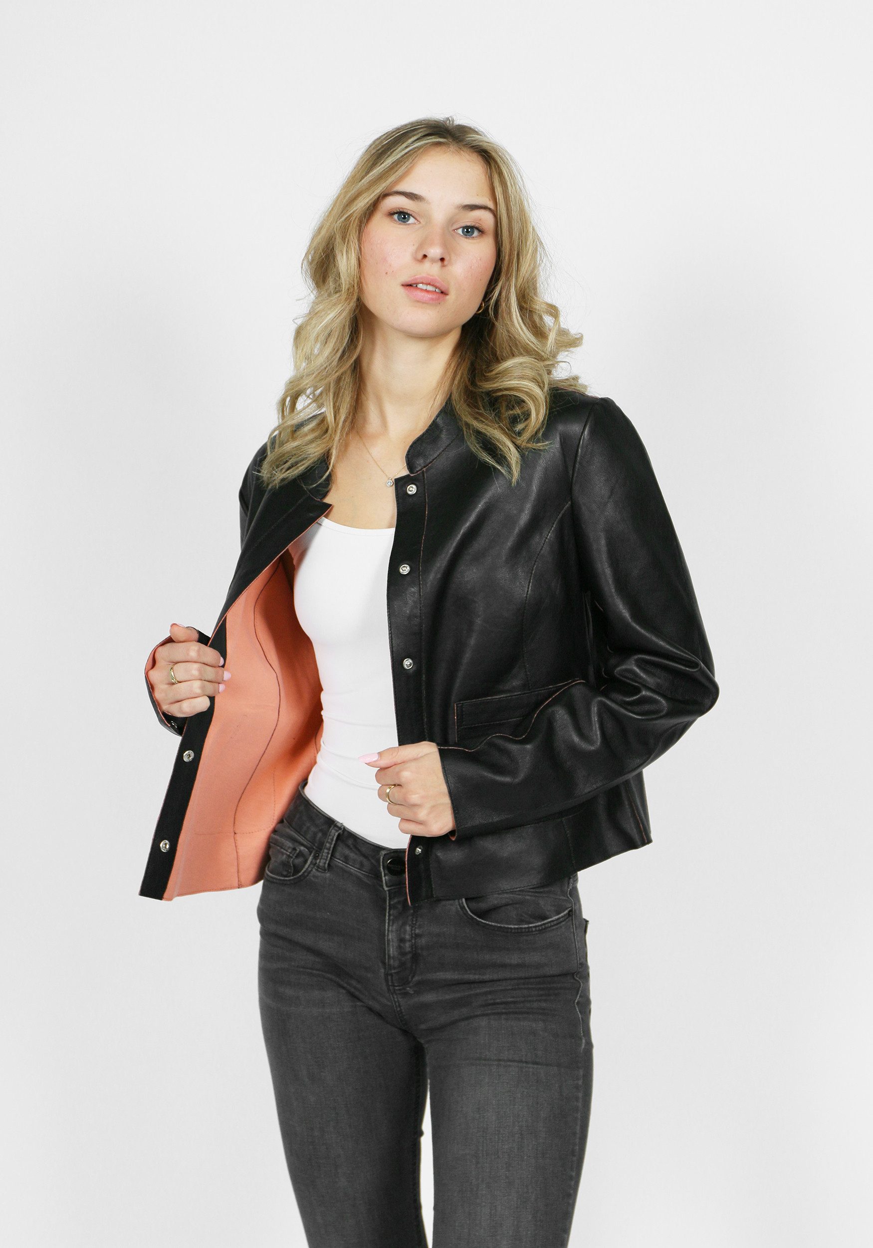 Freaky Nation Lederjacke »Mara-FN« • Federleichte Ausführung in handschuhwe günstig online kaufen