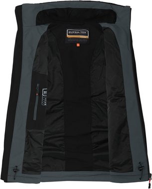 Bergson Outdoorjacke TALLMOS THERMO Herren Regenjacke, leicht wattiert, 20000 mm Wassersäule, Normalgröße