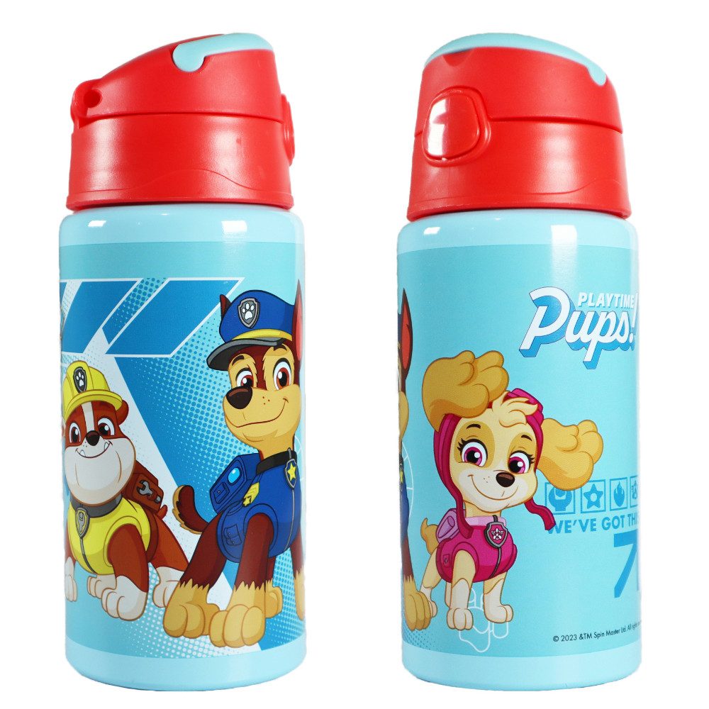 PAW PATROL Trinkflasche Paw Patrol Kinder Aluminium Wasserflasche Flasche 500 ml