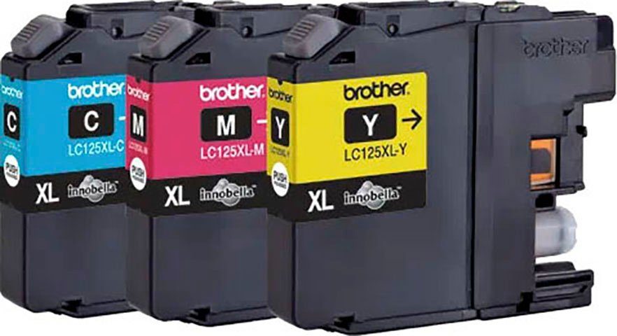 LC-127XL Pack 3-tlg) Brother Rainbow (Packung, Tintenpatrone