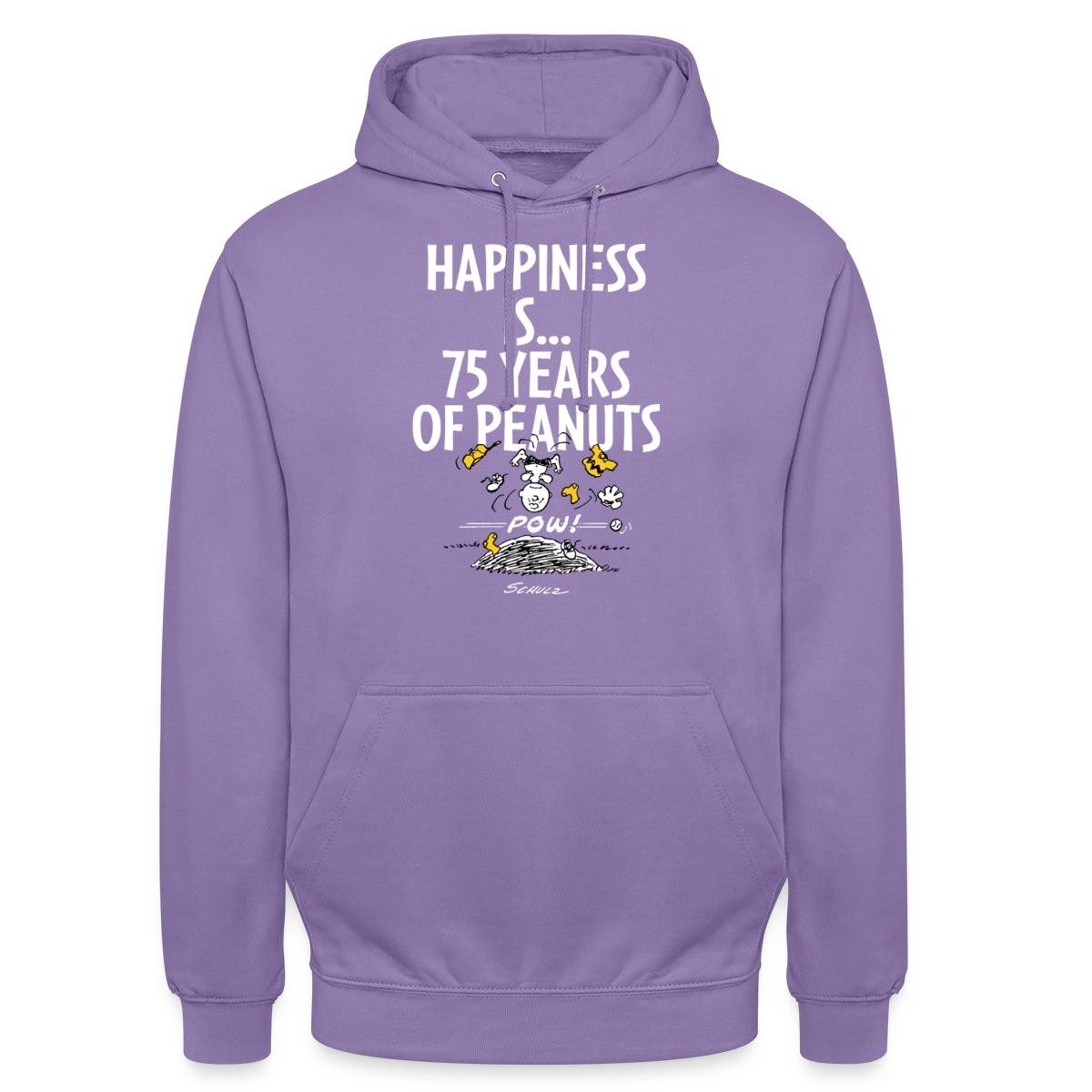 Hoodie Peanuts Happiness Is… 75 Jahre Peanuts Jubiläum Unisex Hoodie