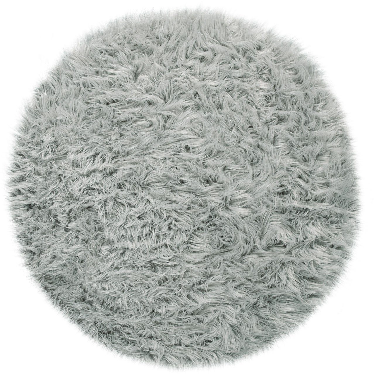 Paco Home Fellteppich Playa 960, rund, Höhe: 64 mm, Kunstfell, Flokati-Opti günstig online kaufen