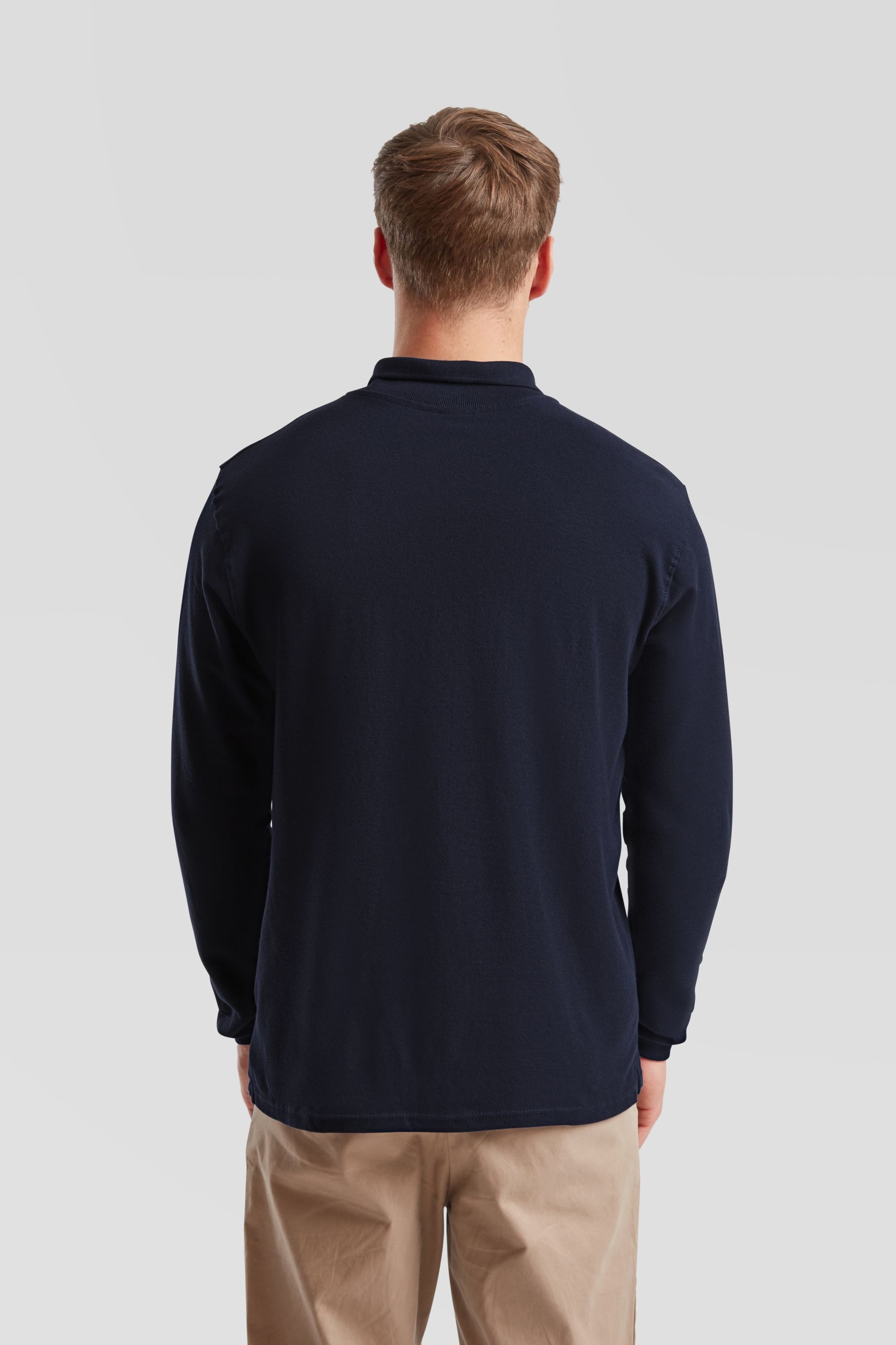 Fruit of the Loom Poloshirt Fruit of the Loom Premium Long Sleeve Polo – Bild 5 von 5