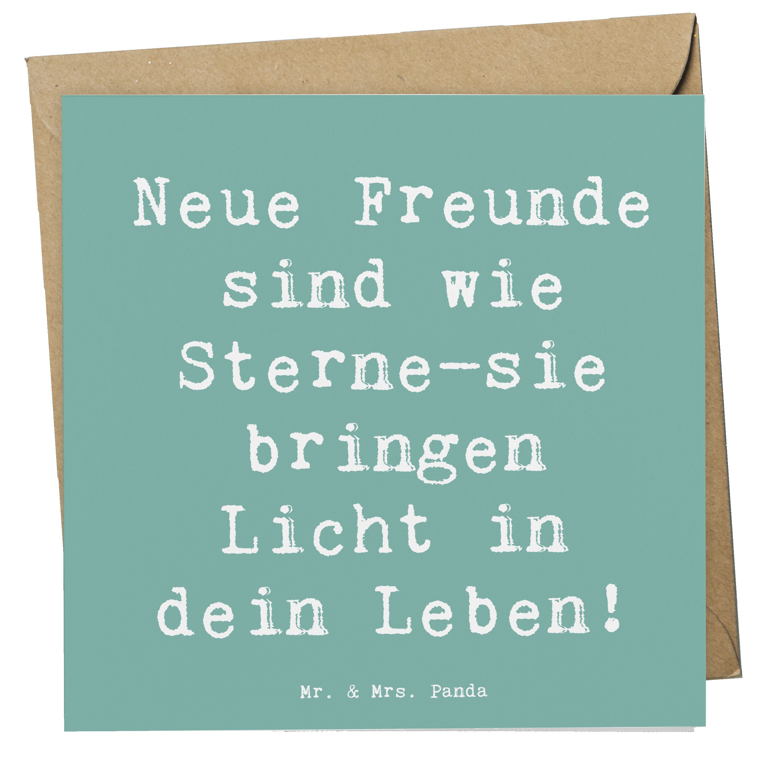 Grußkarte Neue Freunde finden - Meeresbrise - Geschenk, neue Bekanntschaften, K