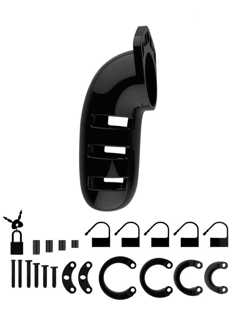 5.5" verstellbarer - Black, - Cage Cock Chastity - ManCage - Durchmesser Peniskäfig 06 Model