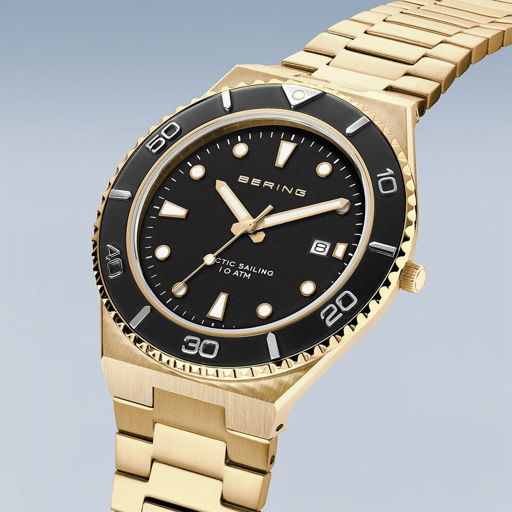 Bering Quarzuhr Bering Classic gold poliert/gebürstet 18940-732 18940-732, Hochwertiges Produkt mit zeitlosem Design, sorgfältiger Verarbeitung