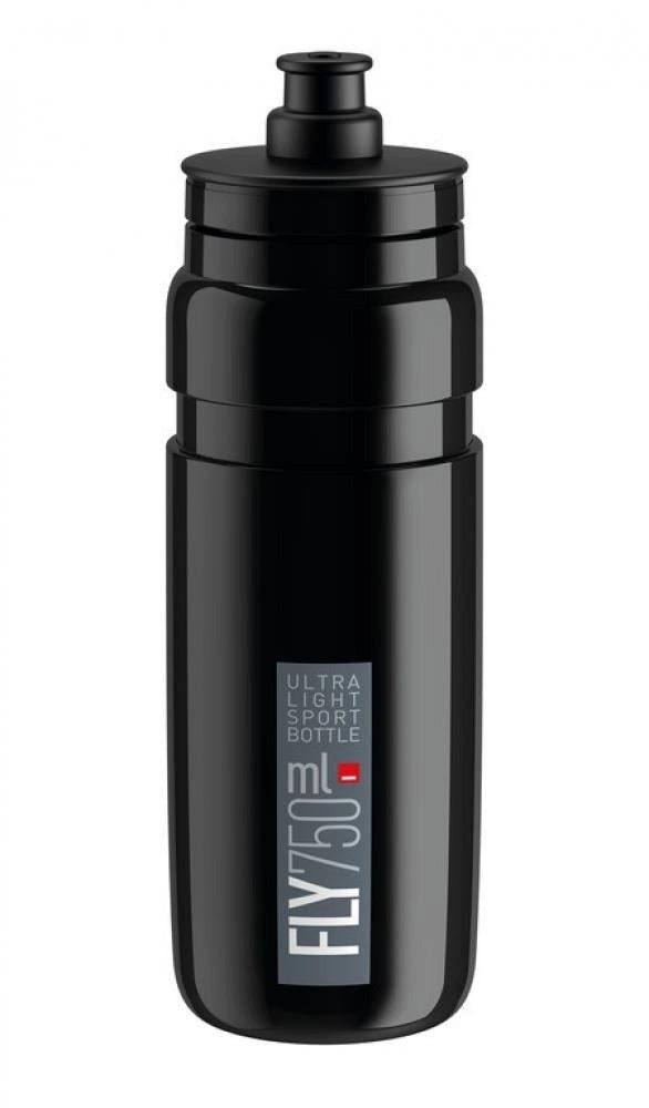Elite Trinkflasche Elite Trinkflasche Fly 750 ml schwarz/grau