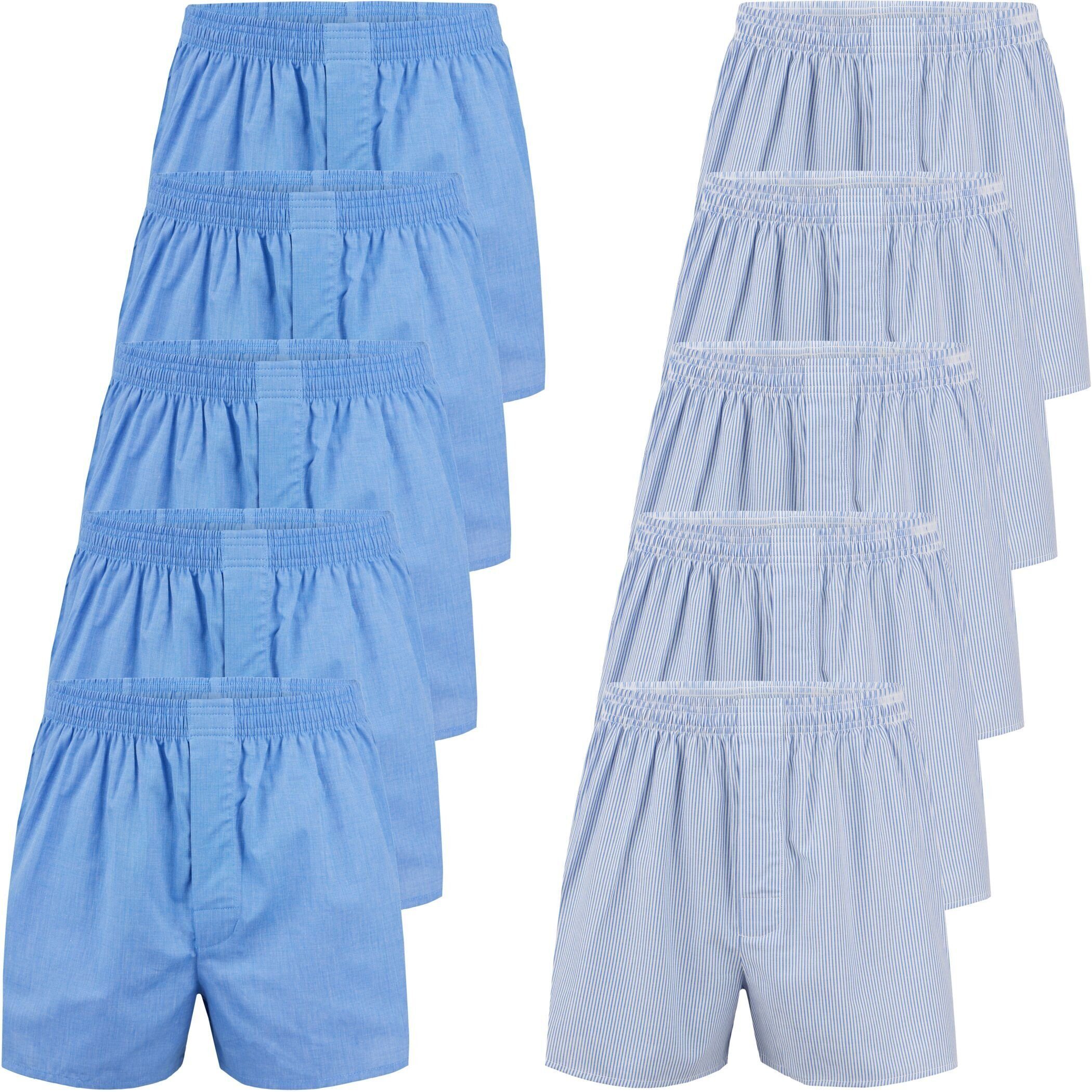 Boxershorts City Life Herren Boxershorts Shorts Boxer (10er Pack) Sparpack S - 4XL