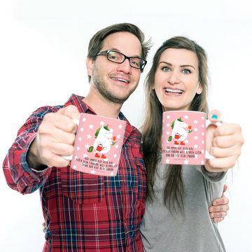 Mr. & Mrs. Panda Kinderbecher Einhorn Gärtner - Rot Pastell - Geschenk, Kunststoffbecher, Freude, O, Kunststoff, Kindergeschichten Motive