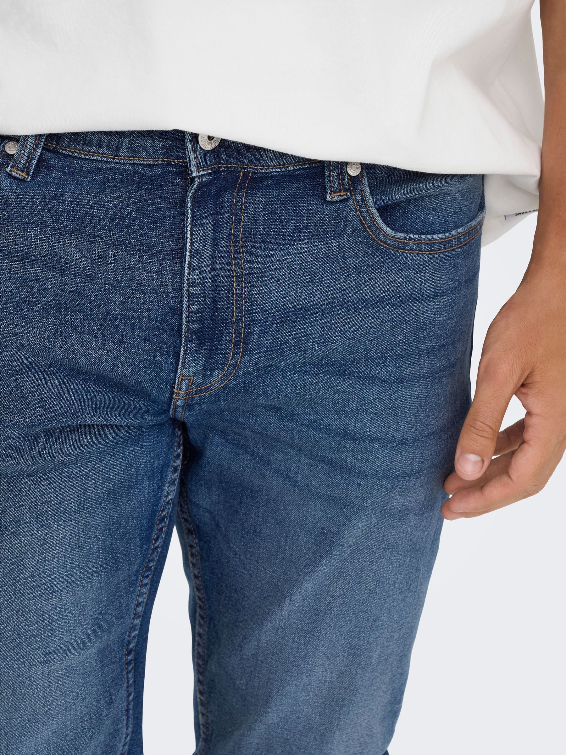ONLY & SONS Slim-fit-Jeans ONSLOOM SLIM 5748 EY BOX JEANS MU Baumwollmischung, slim fit