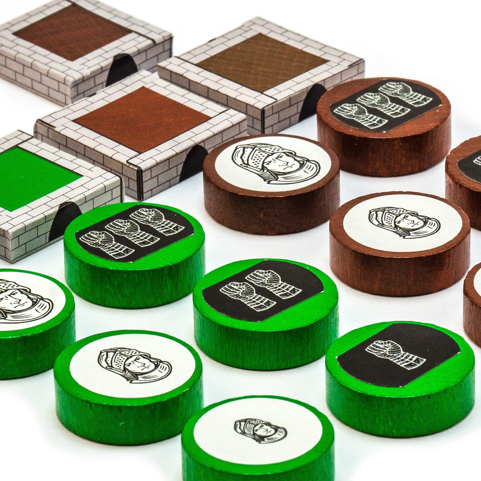 Waldfelsen Spiel – 5-6 Spieler Erweiterung passend für Die Siedler von Catan Holz, Spielmaterial, Verschiedene Sets